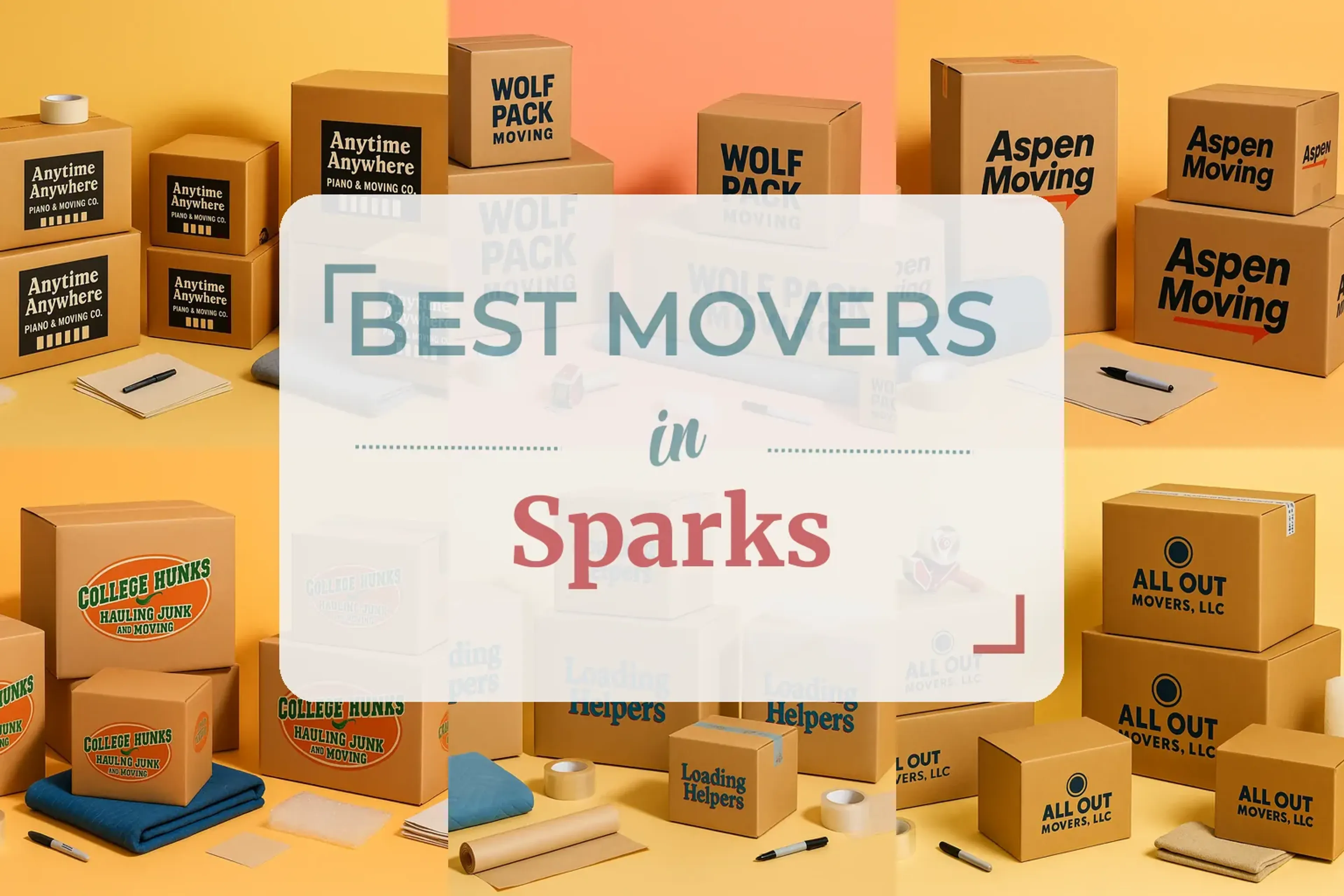 Side-by-side comparison of Sparks moving companies