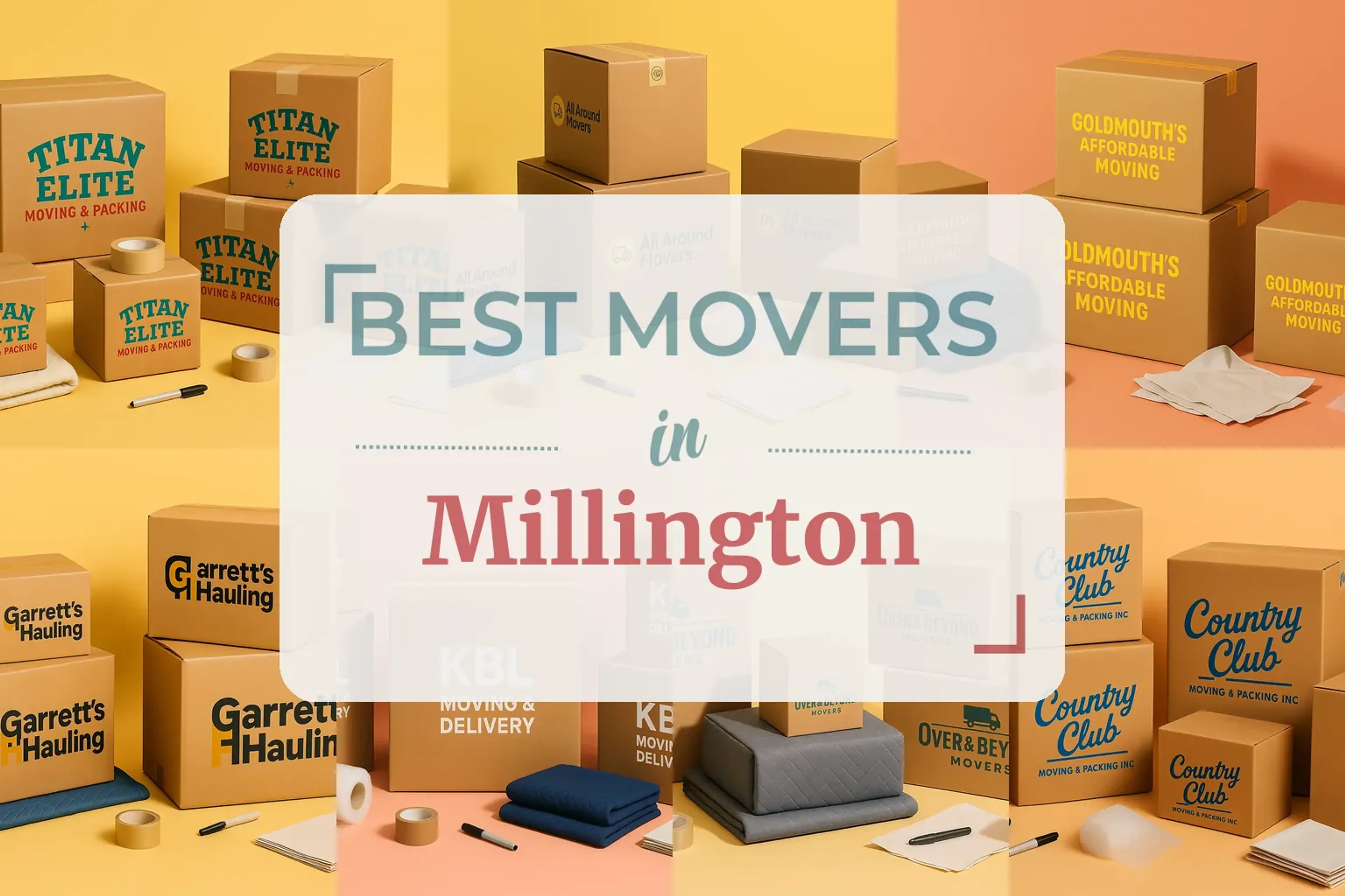 Side-by-side comparison of Millington moving companies