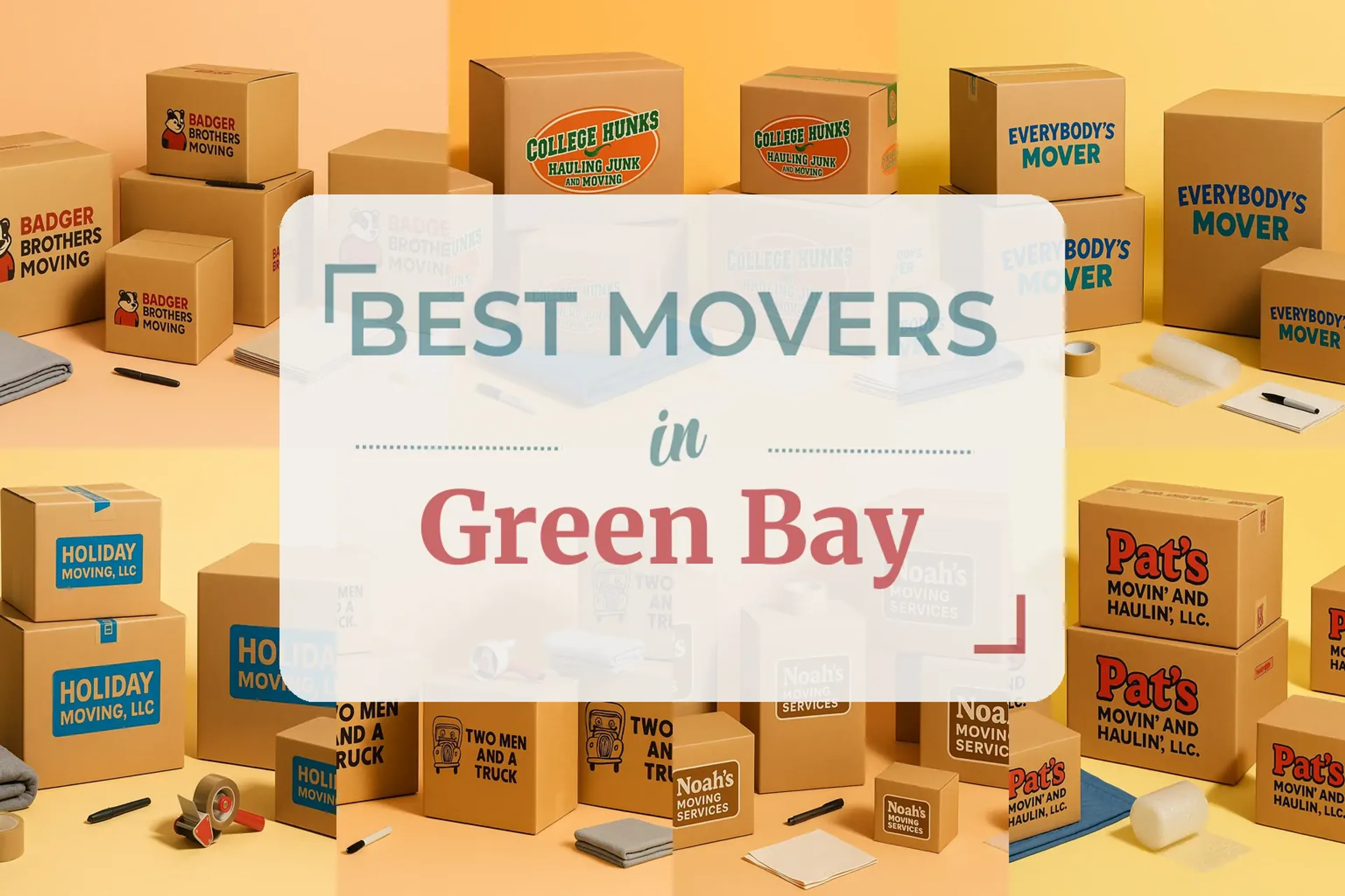 Side-by-side comparison of Green Bay moving companies