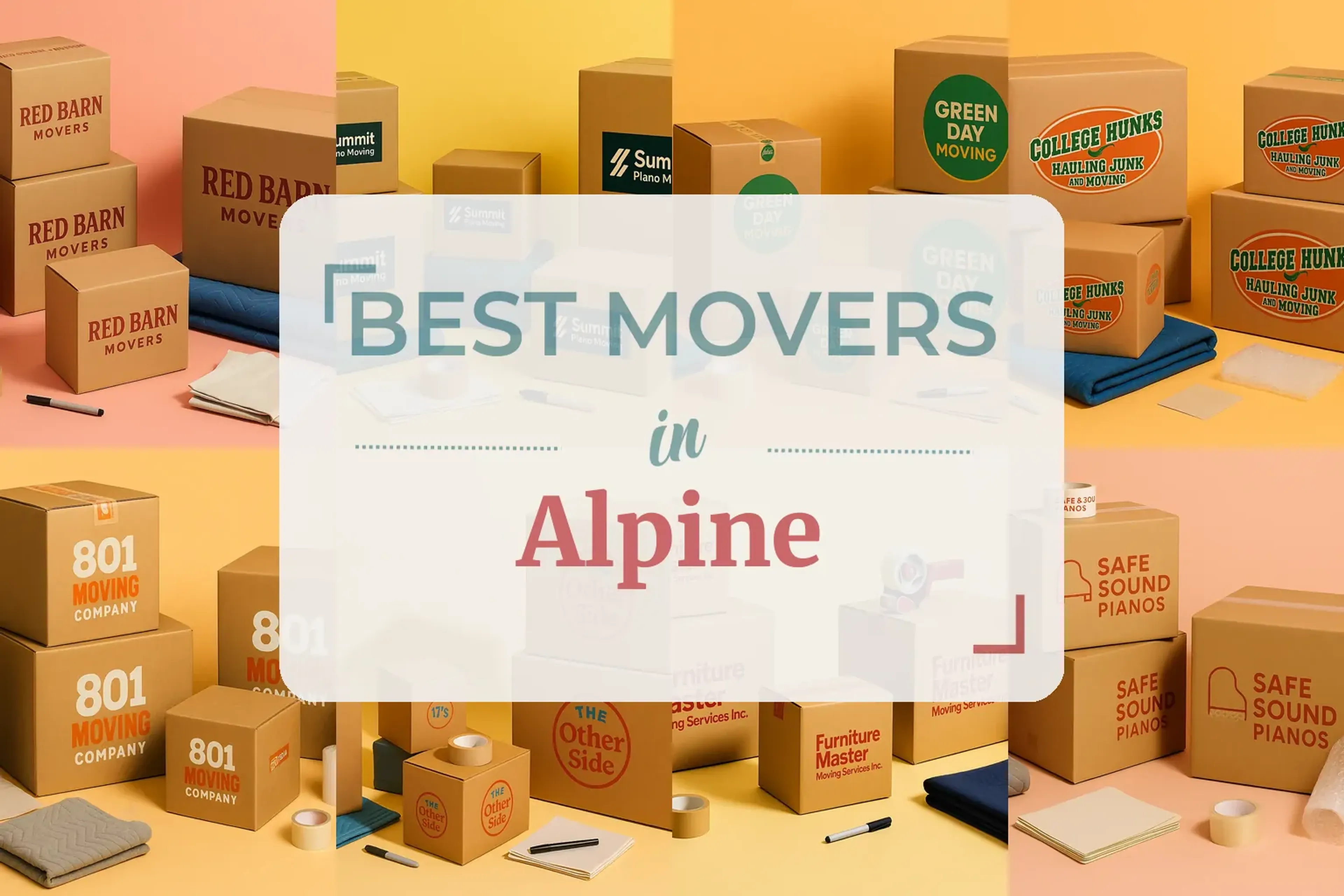 Side-by-side comparison of Alpine moving companies