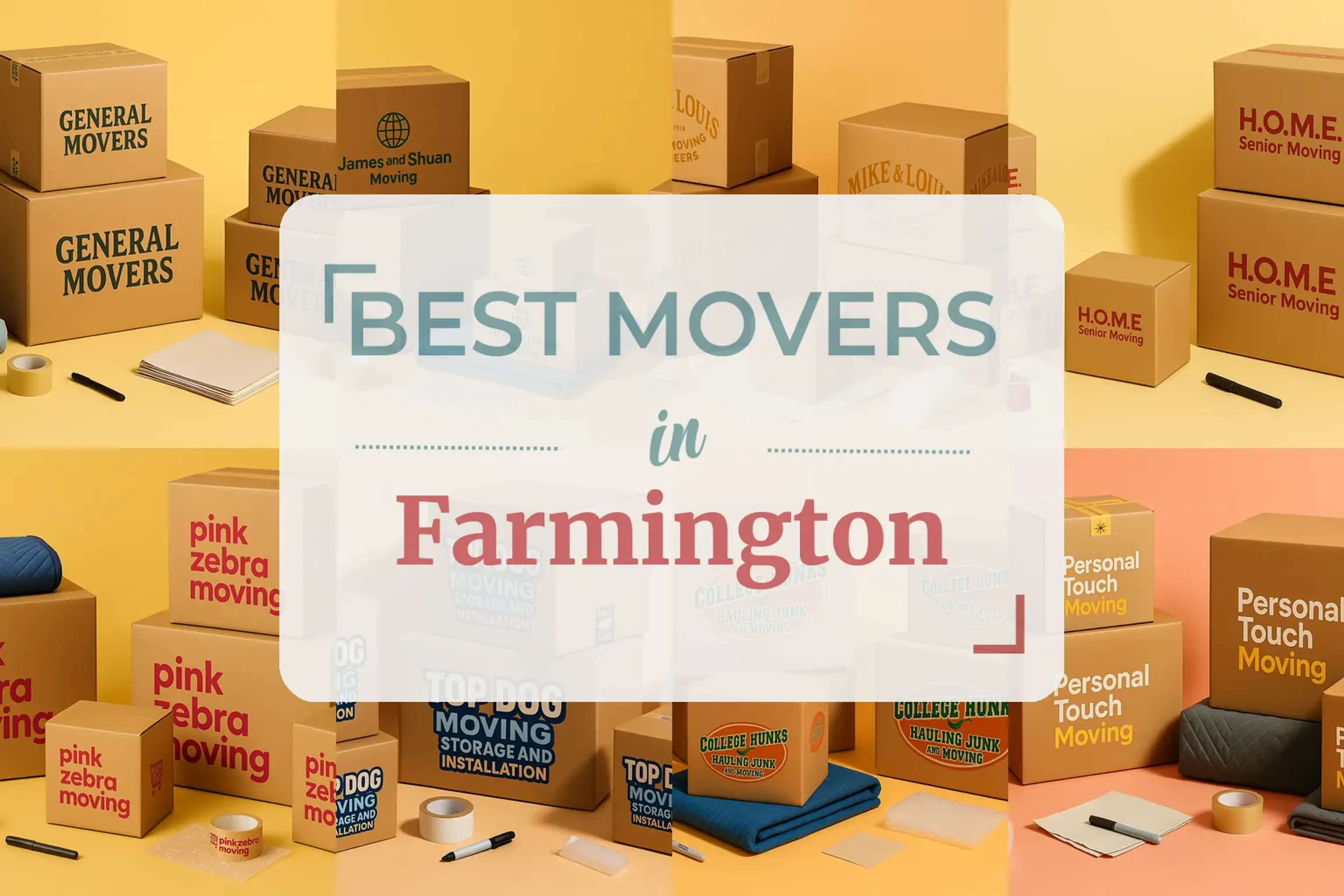 Side-by-side comparison of Farmington moving companies