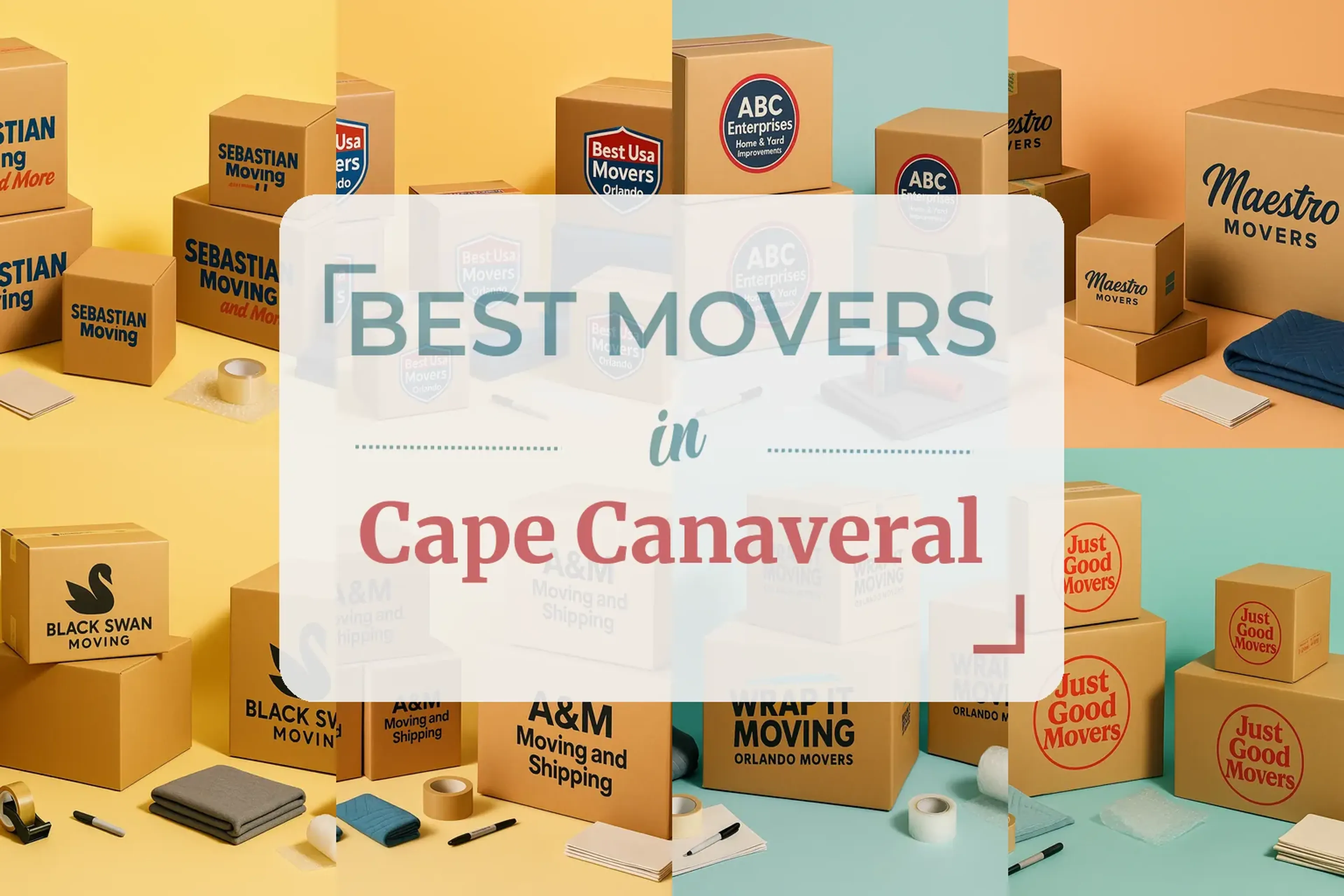 Side-by-side comparison of Cape Canaveral moving companies
