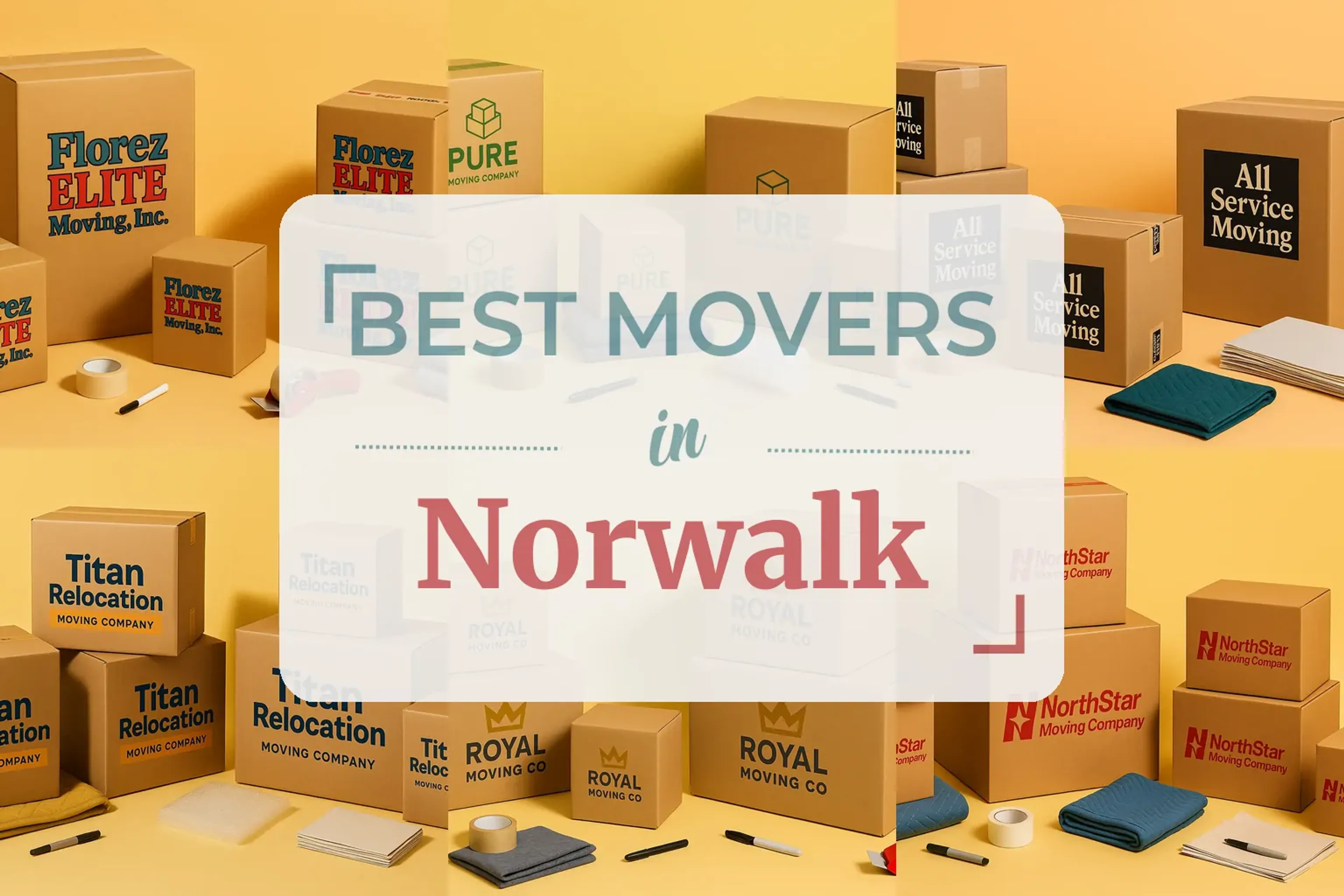 Side-by-side comparison of Norwalk moving companies