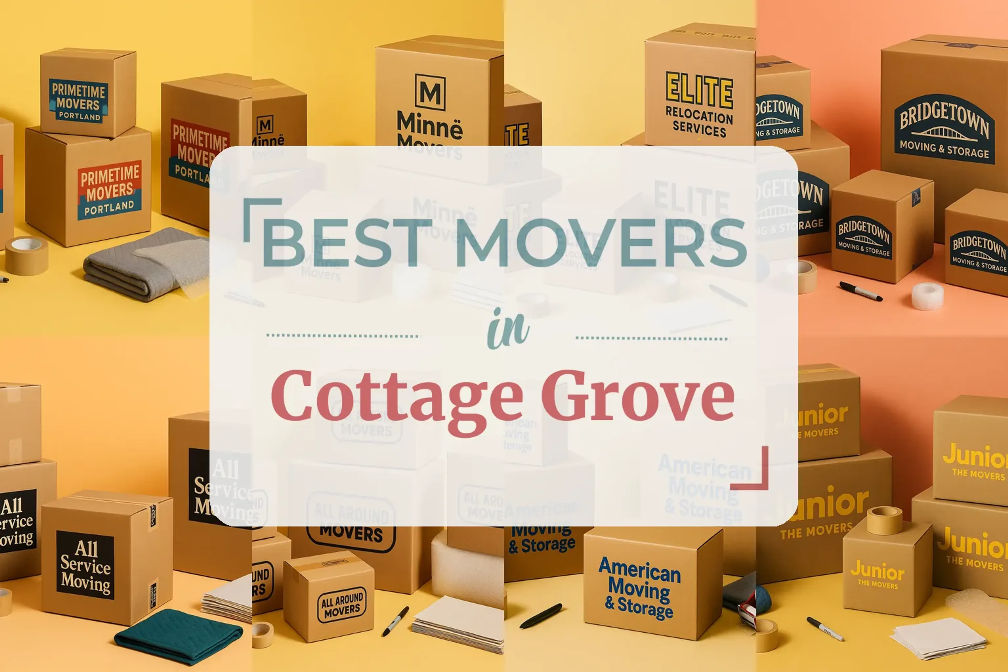 Side-by-side comparison of Cottage Grove moving companies