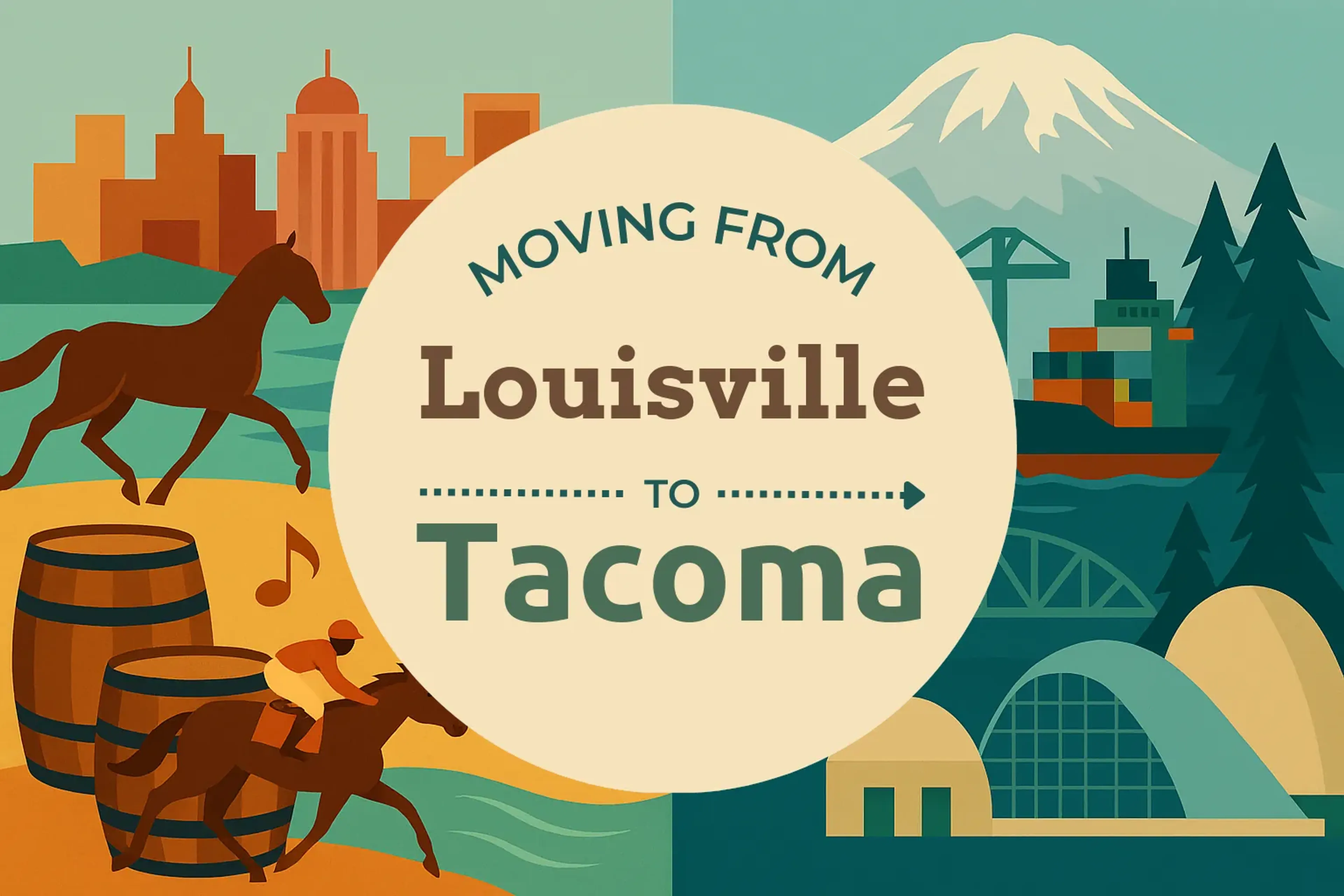 Side-by-side comparison of Louisville to Tacoma moving companies