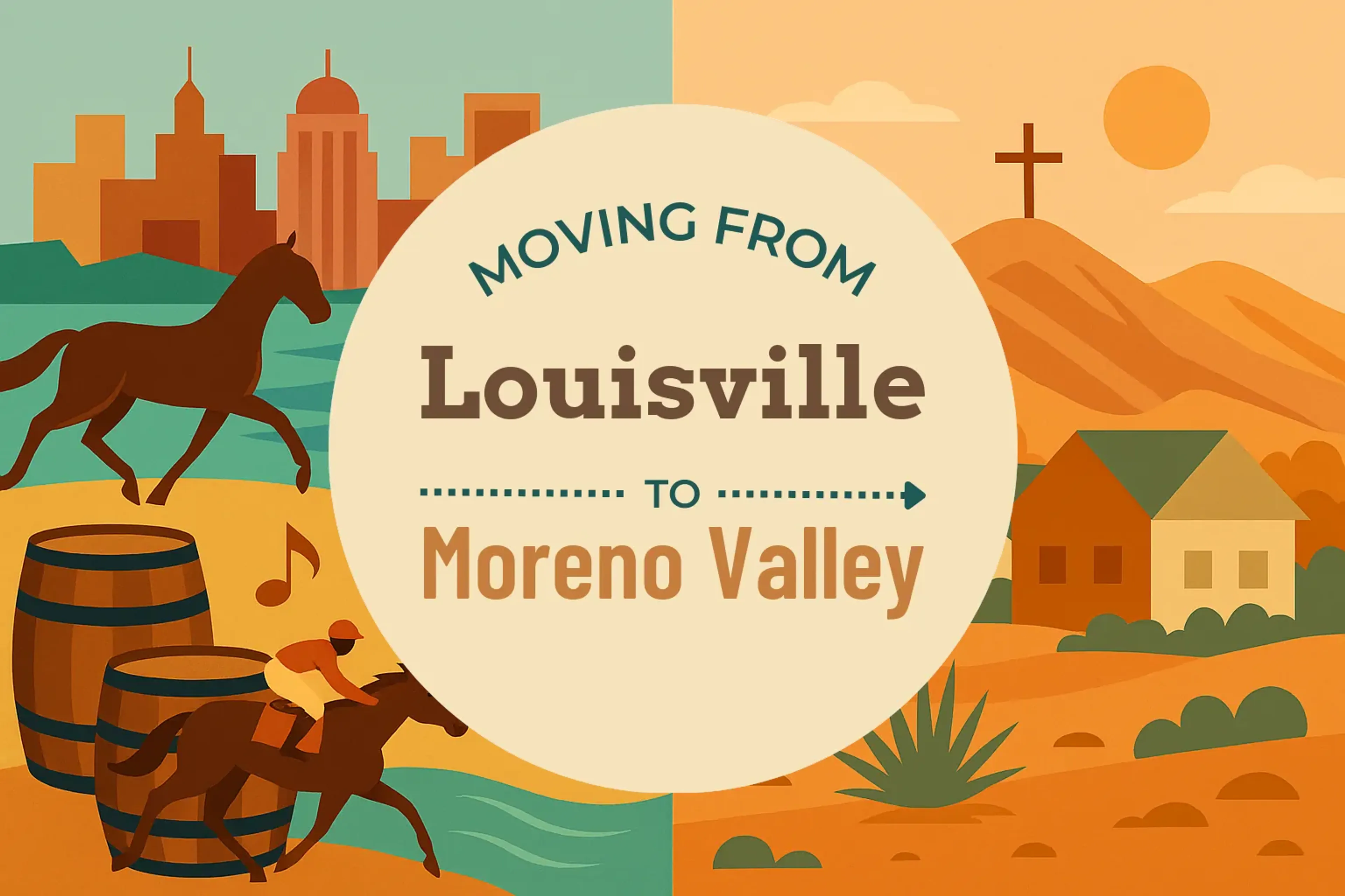 Side-by-side comparison of Louisville to Moreno Valley moving companies