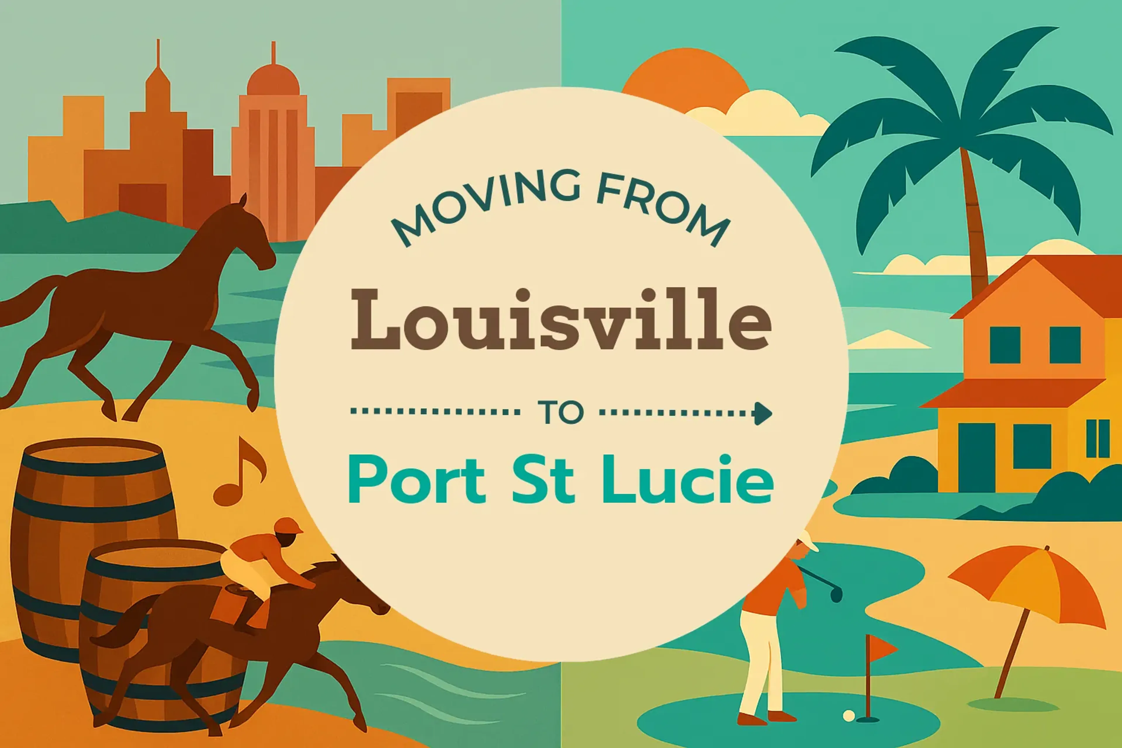 Side-by-side comparison of Louisville to Port St. Lucie moving companies