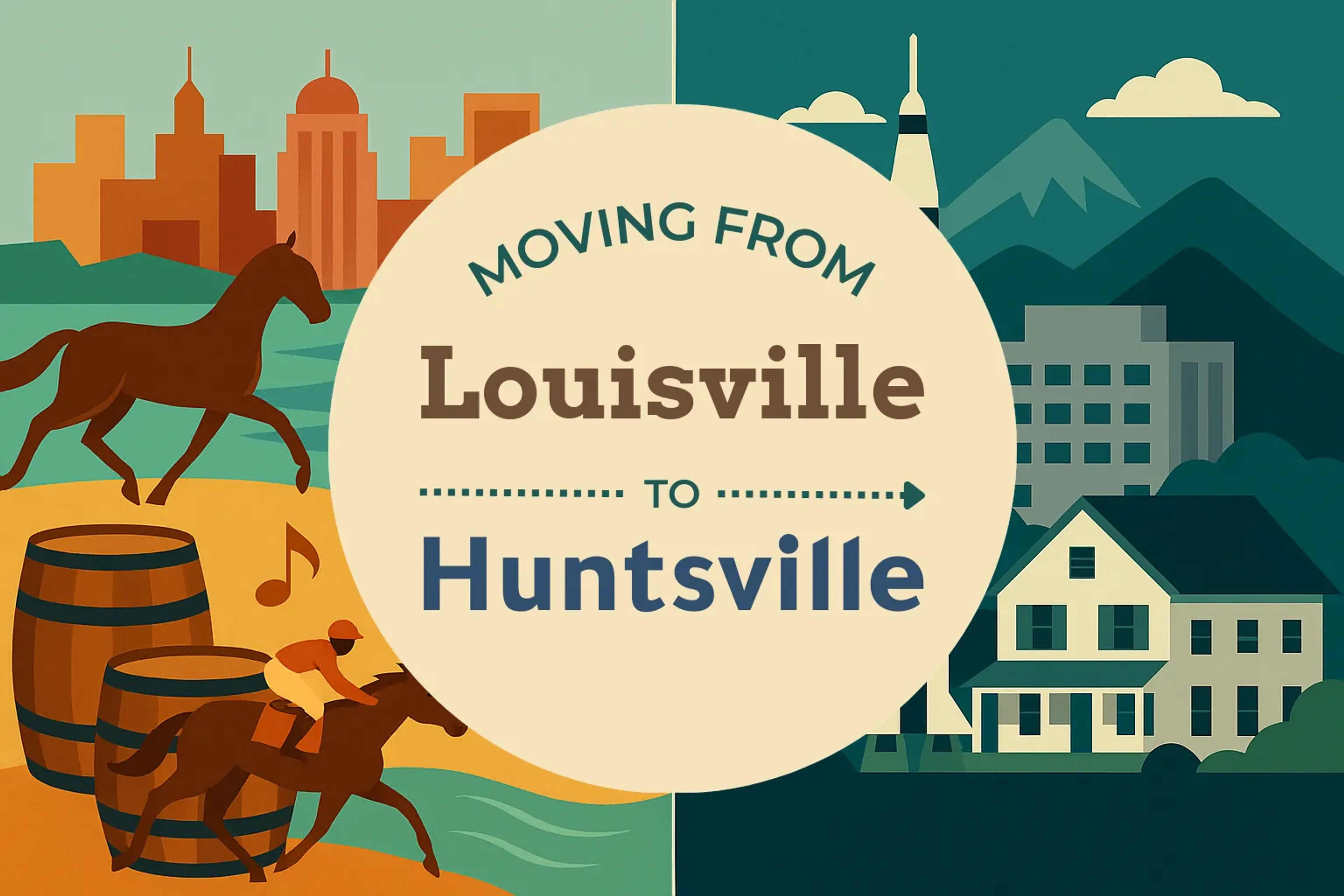 Side-by-side comparison of Louisville to Huntsville moving companies
