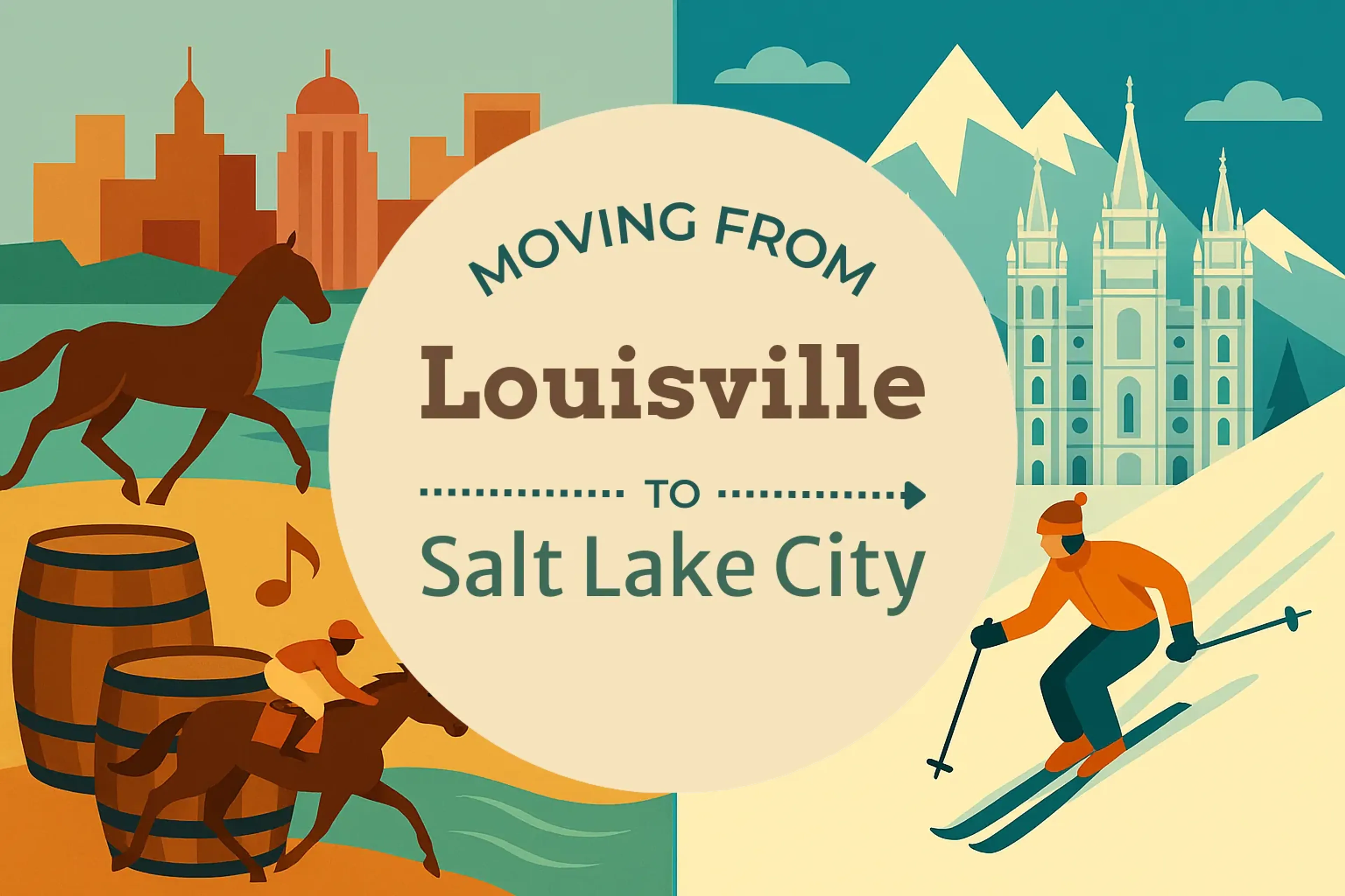 Side-by-side comparison of Louisville to Salt Lake City moving companies