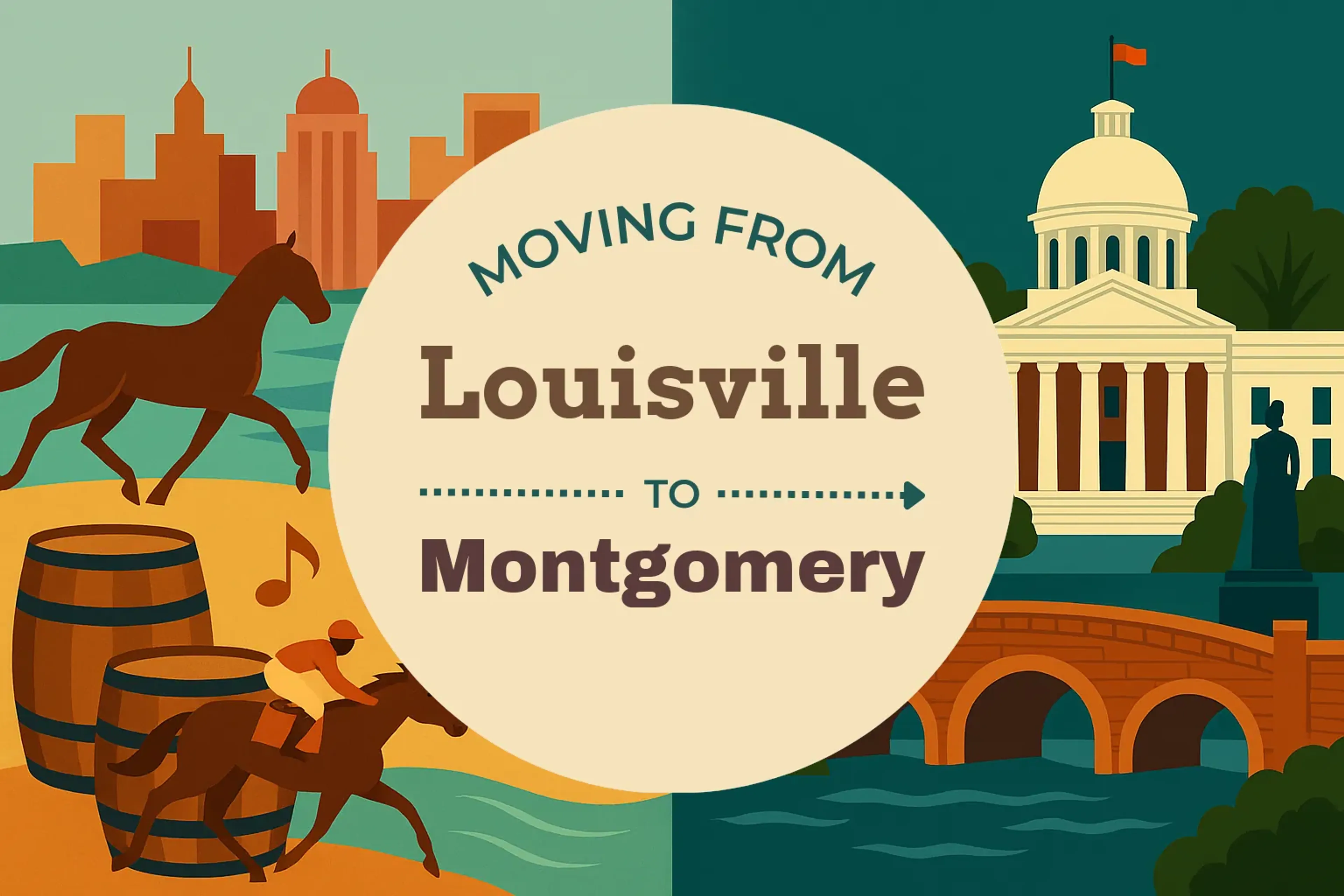 Side-by-side comparison of Louisville to Montgomery moving companies