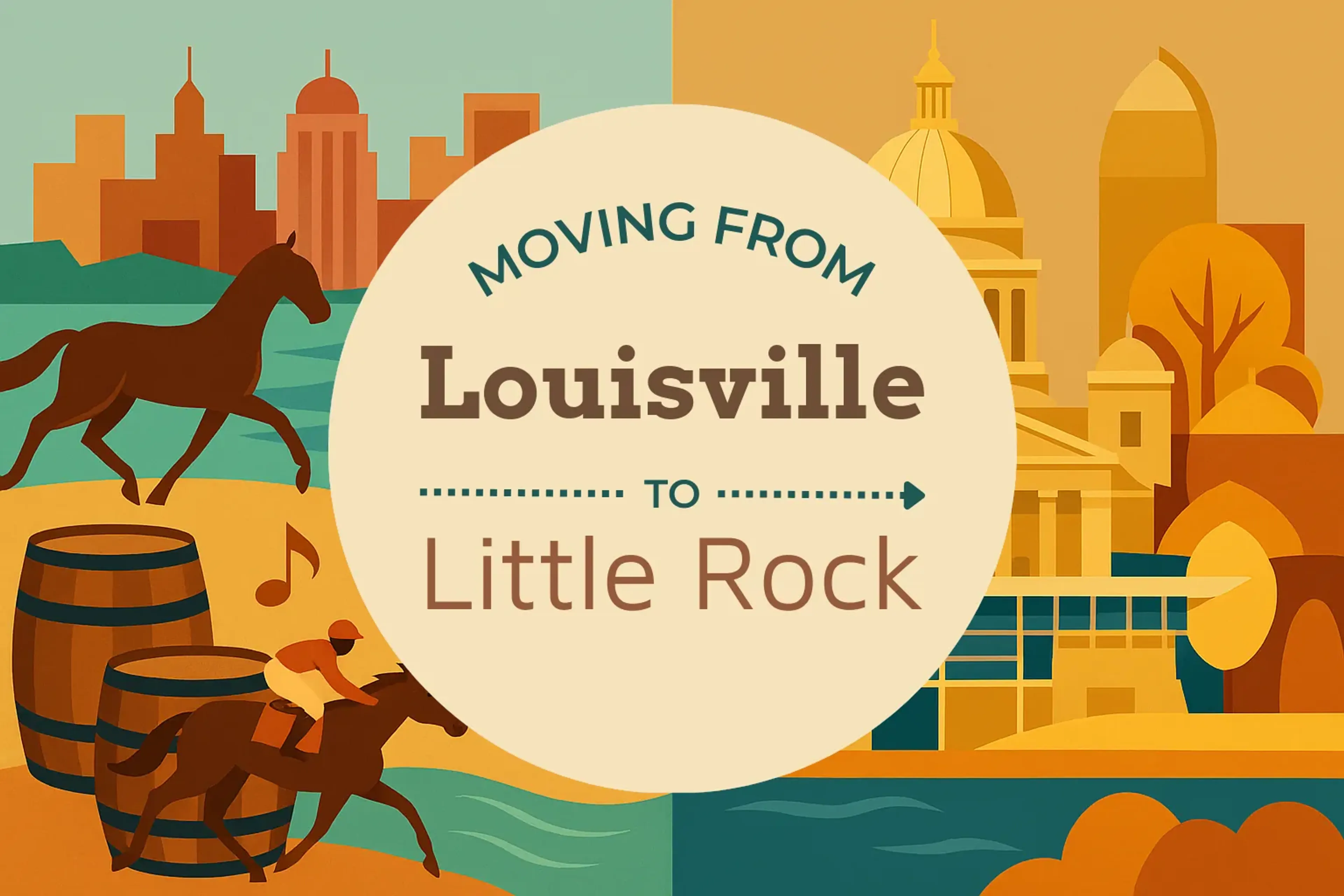 Side-by-side comparison of Louisville to Little Rock moving companies