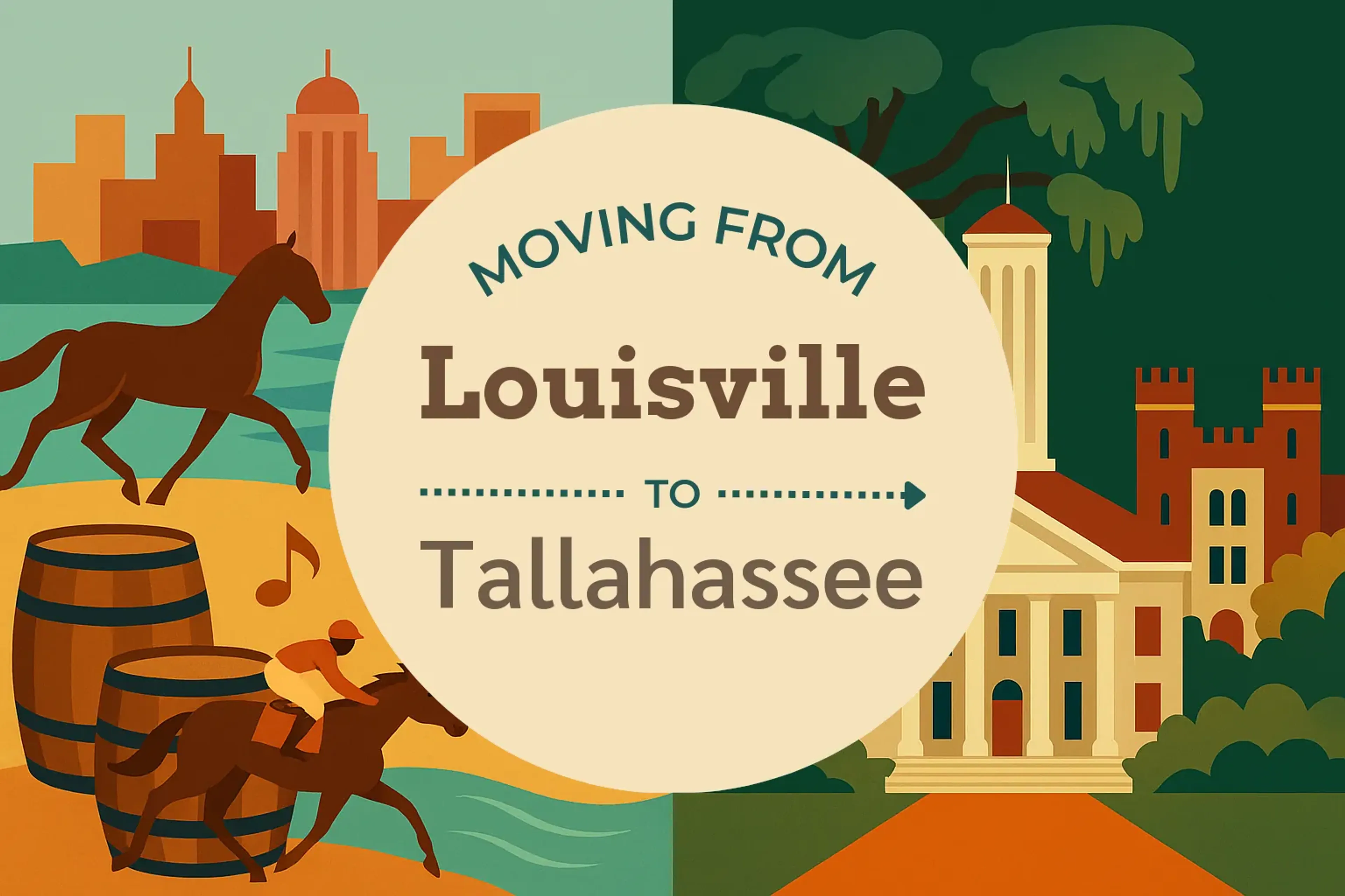 Side-by-side comparison of Louisville to Tallahassee moving companies