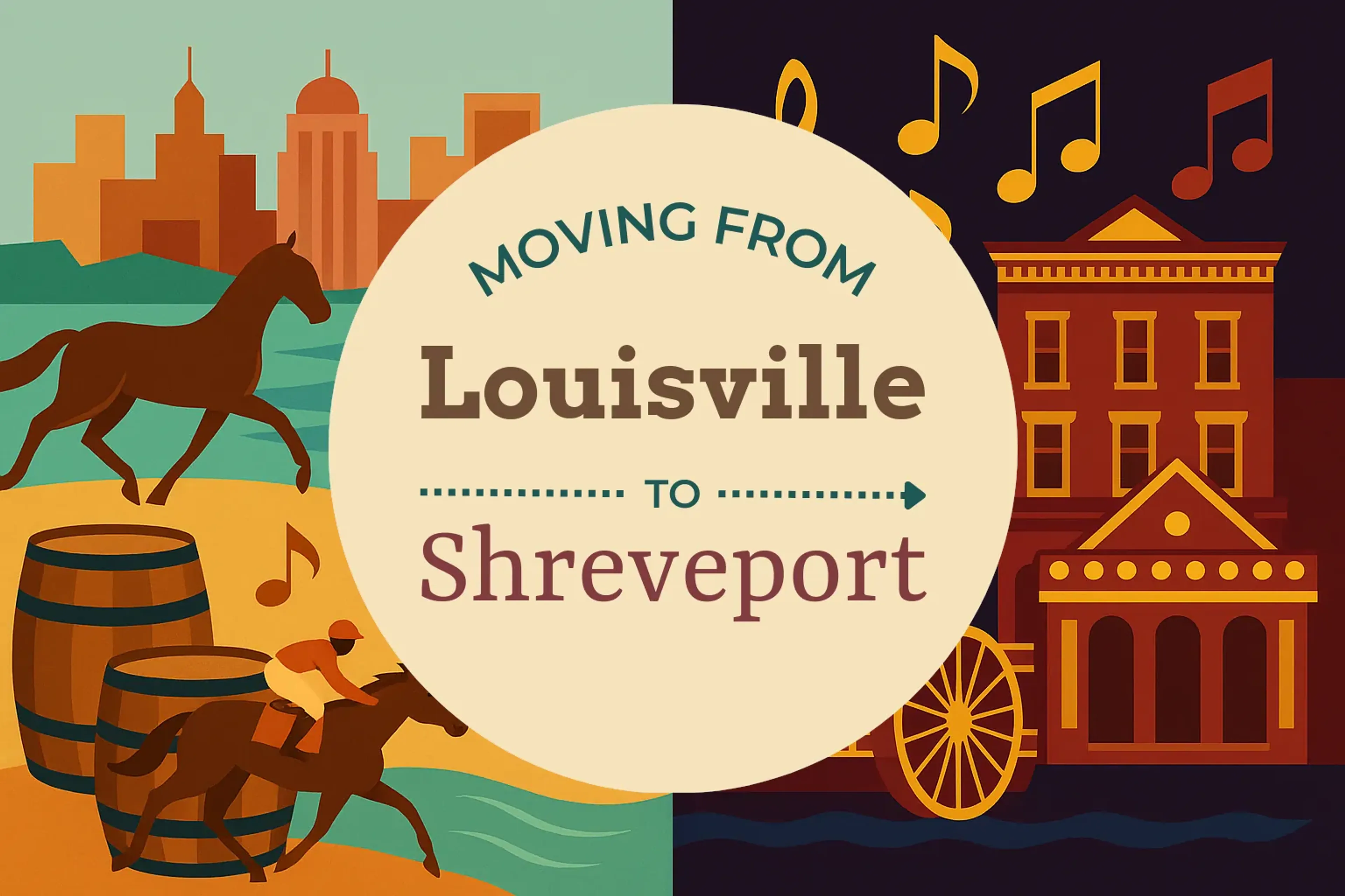 Side-by-side comparison of Louisville to Shreveport moving companies