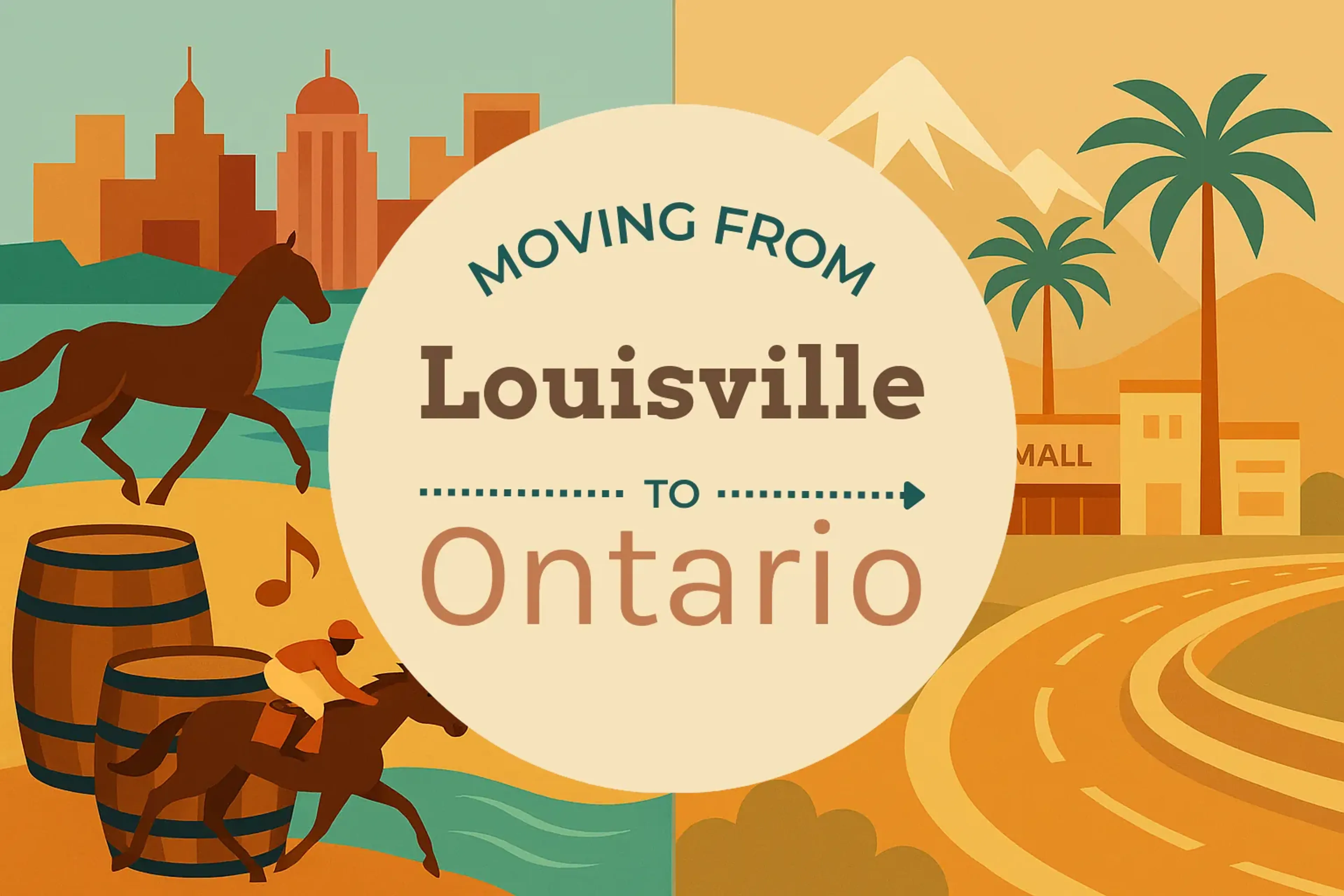 Side-by-side comparison of Louisville to Ontario moving companies