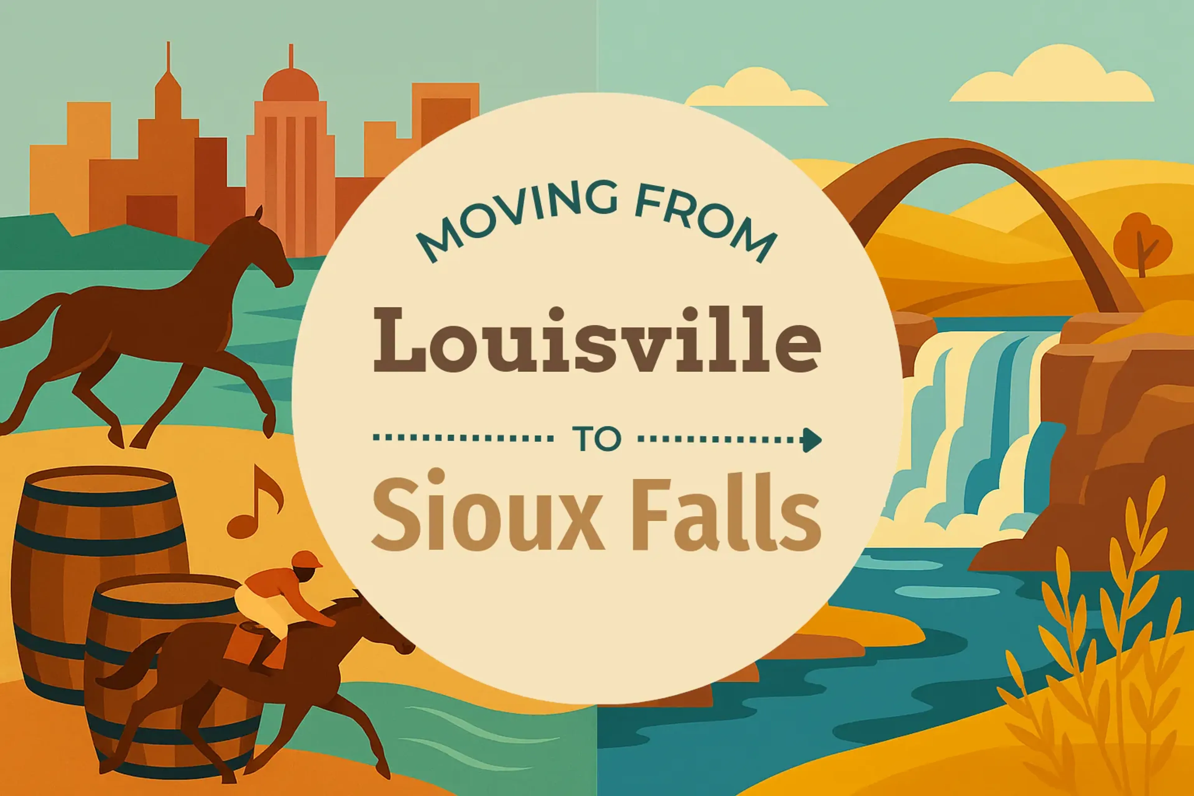 Side-by-side comparison of Louisville to Sioux Falls moving companies