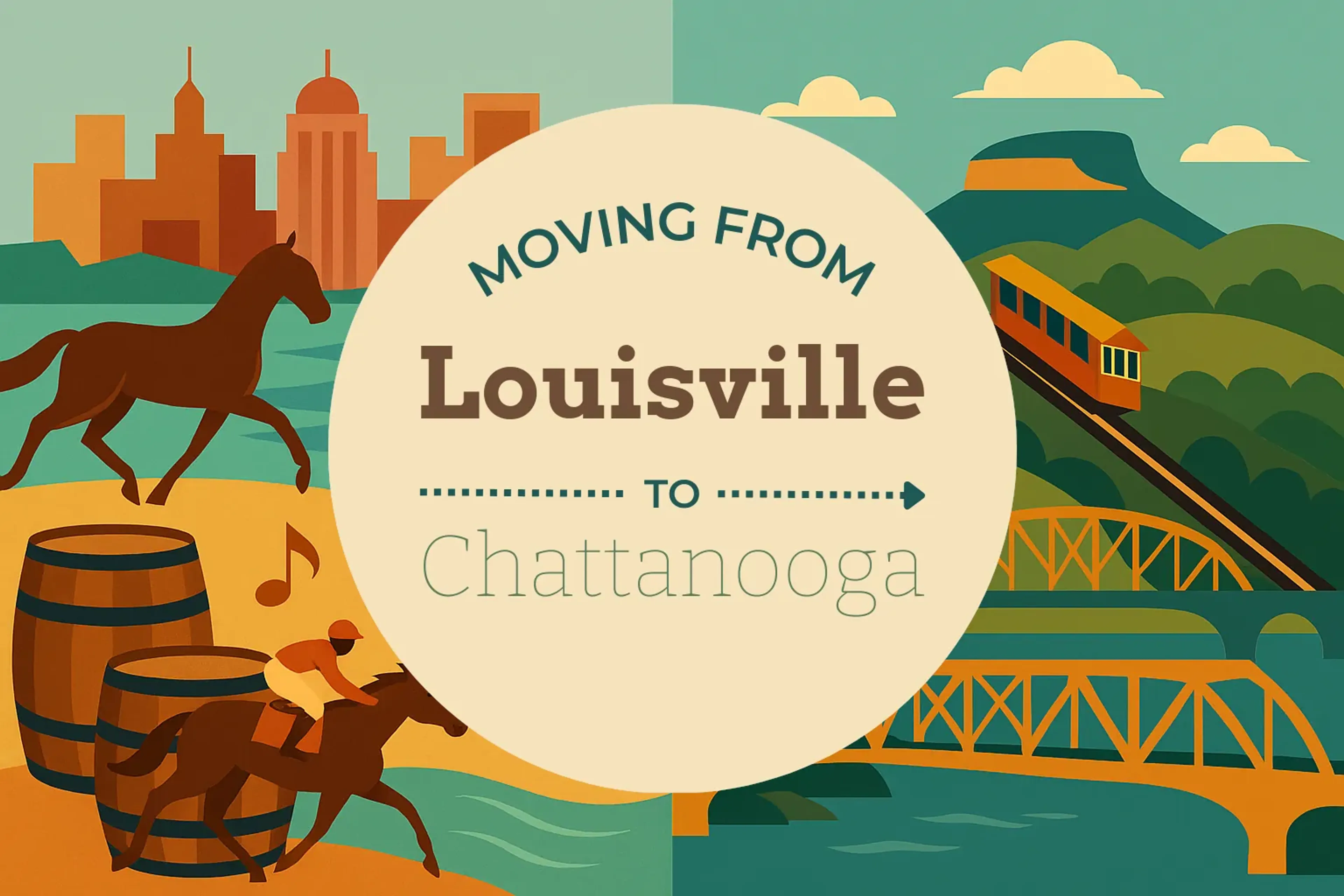 Side-by-side comparison of Louisville to Chattanooga moving companies