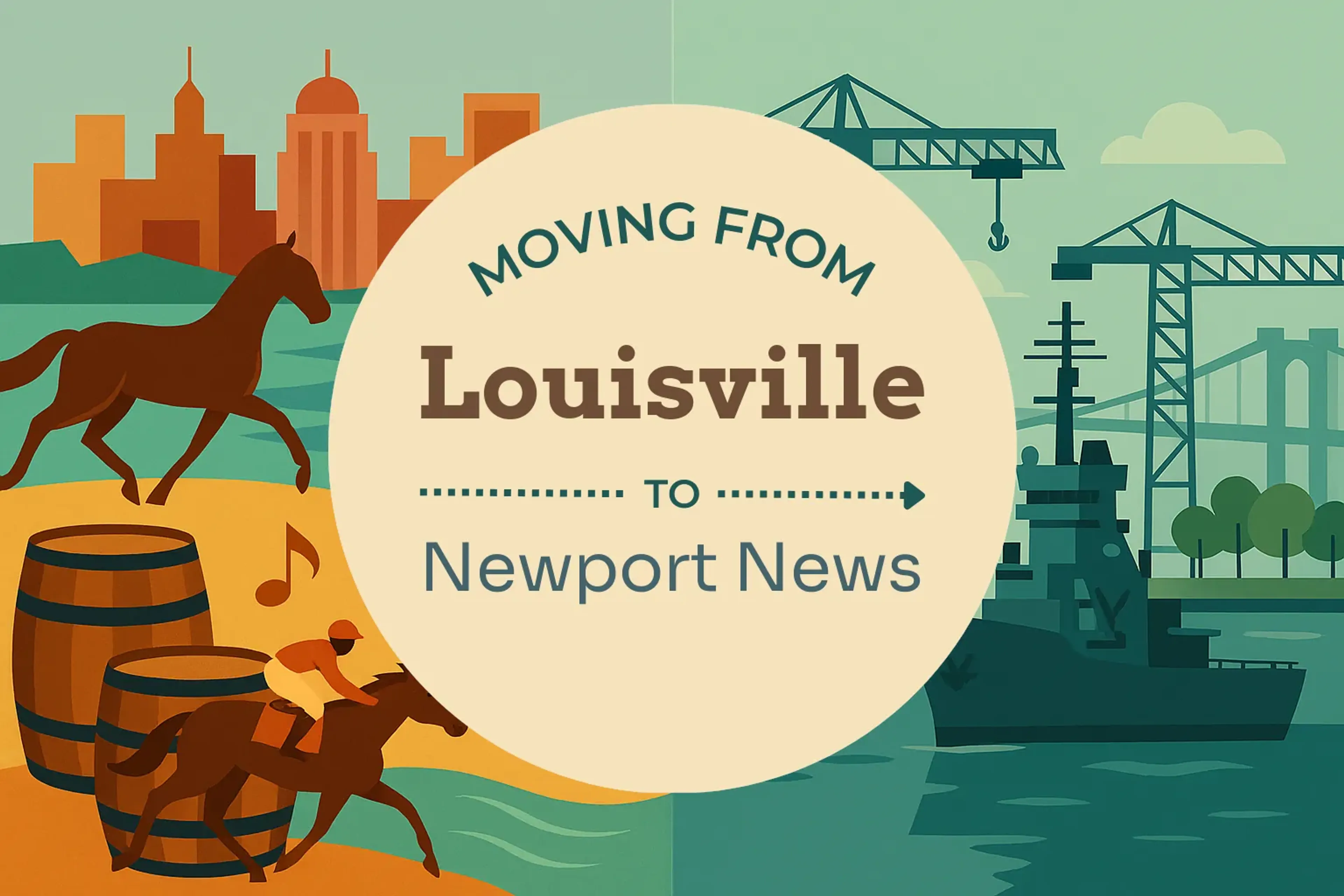 Side-by-side comparison of Louisville to Newport News moving companies
