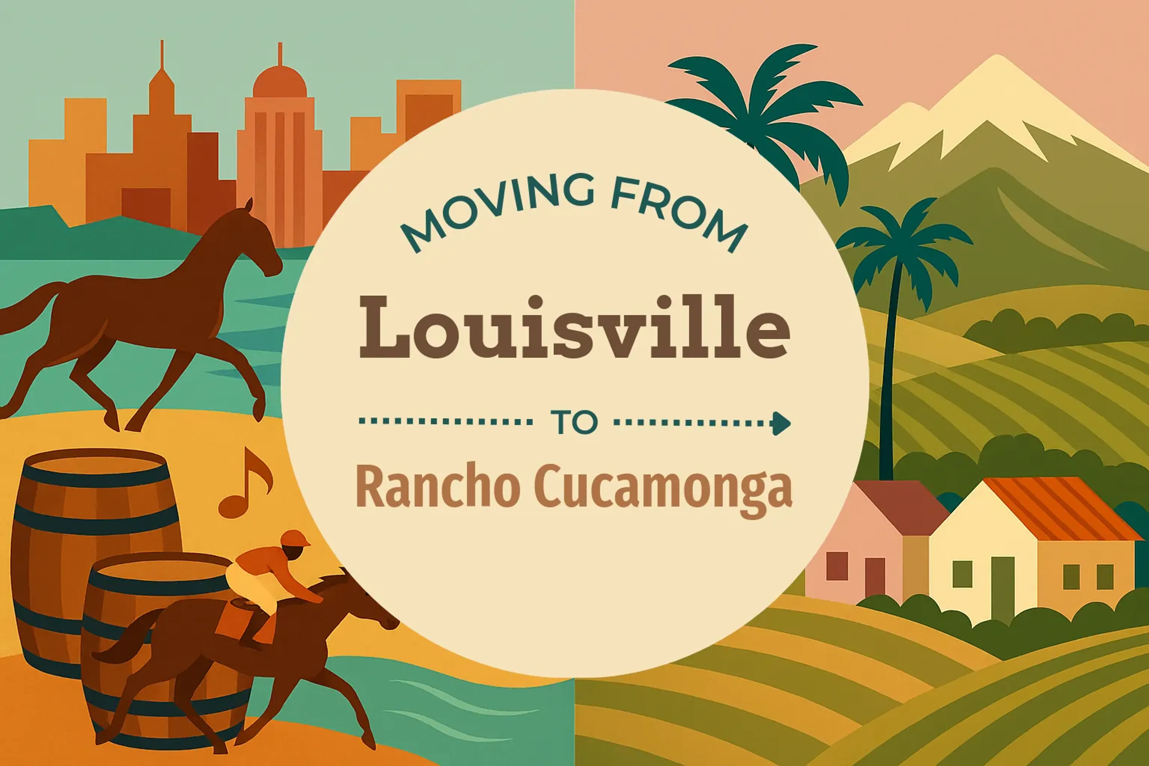 Side-by-side comparison of Louisville to Rancho Cucamonga moving companies