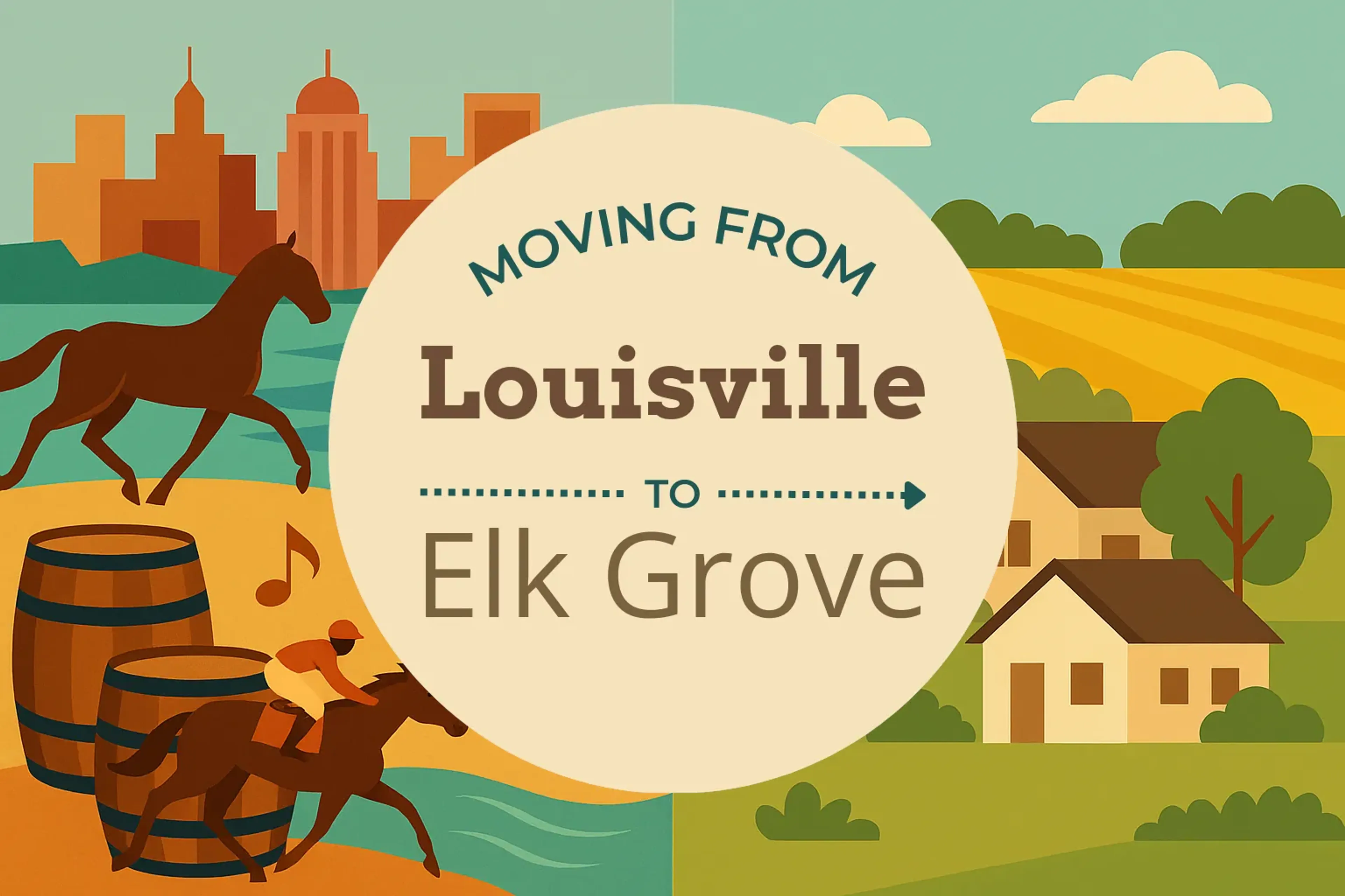 Side-by-side comparison of Louisville to Elk Grove moving companies