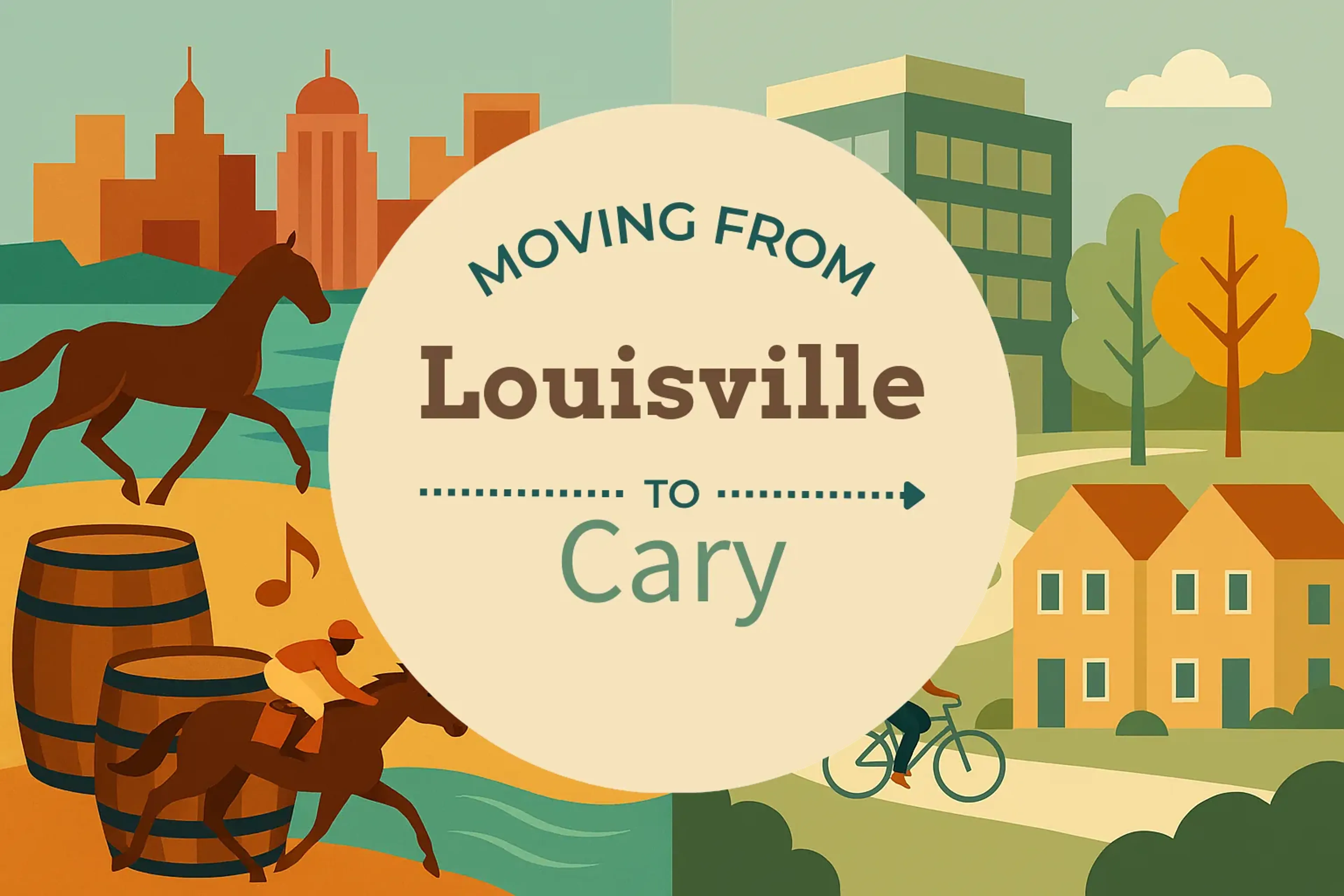 Side-by-side comparison of Louisville to Cary moving companies