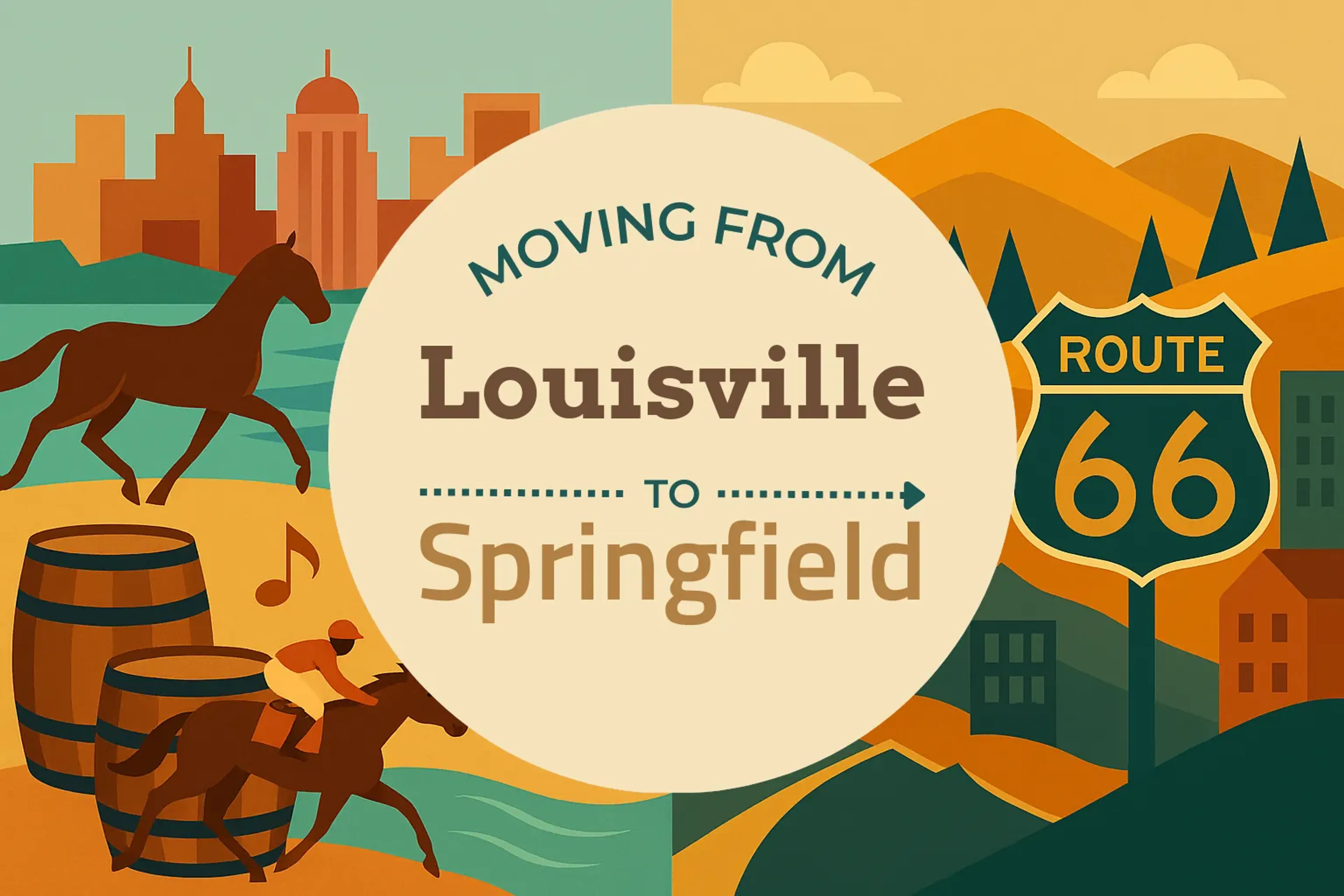 Side-by-side comparison of Louisville to Springfield moving companies
