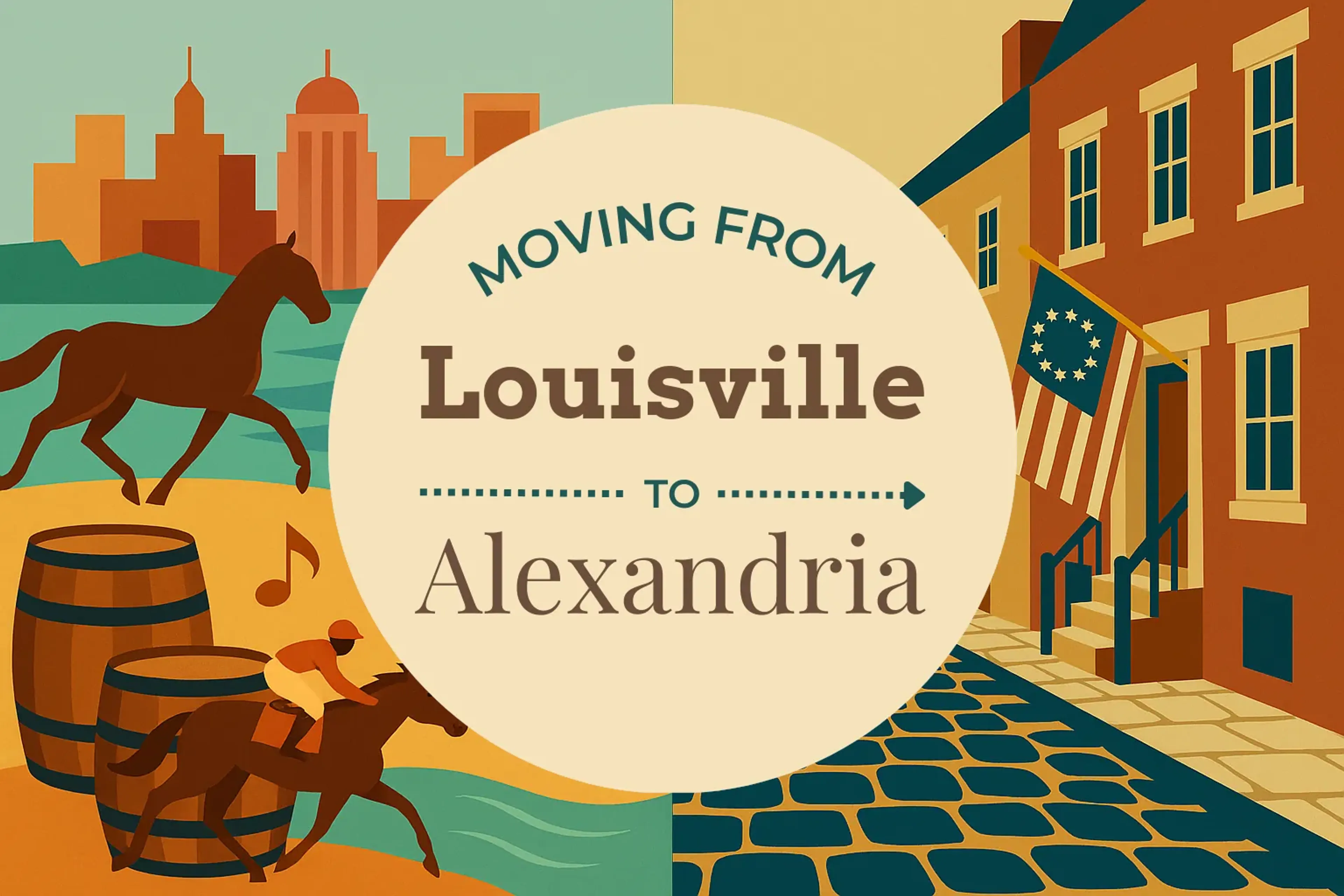 Side-by-side comparison of Louisville to Alexandria moving companies
