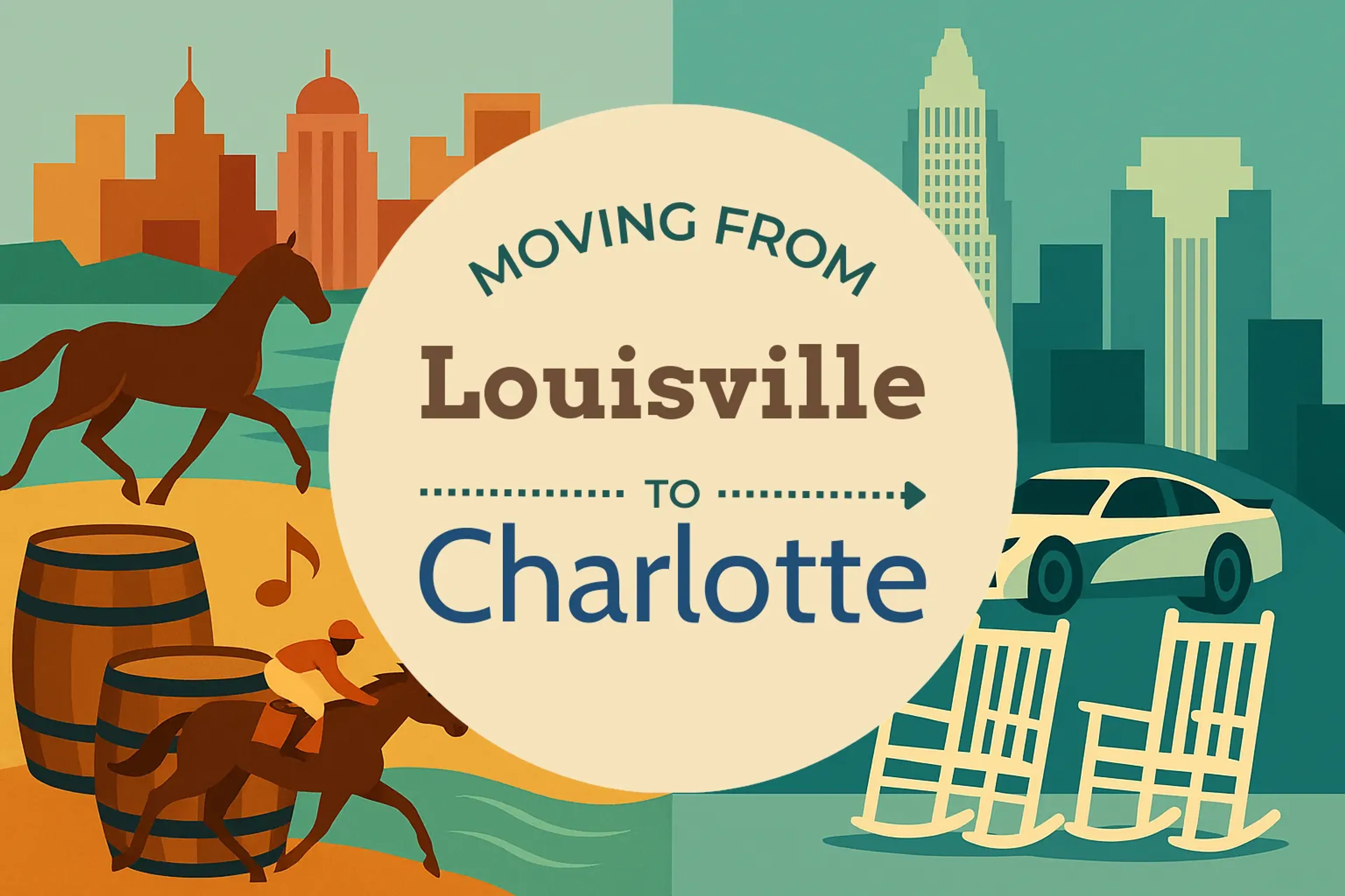 Side-by-side comparison of Louisville to Charlotte moving companies