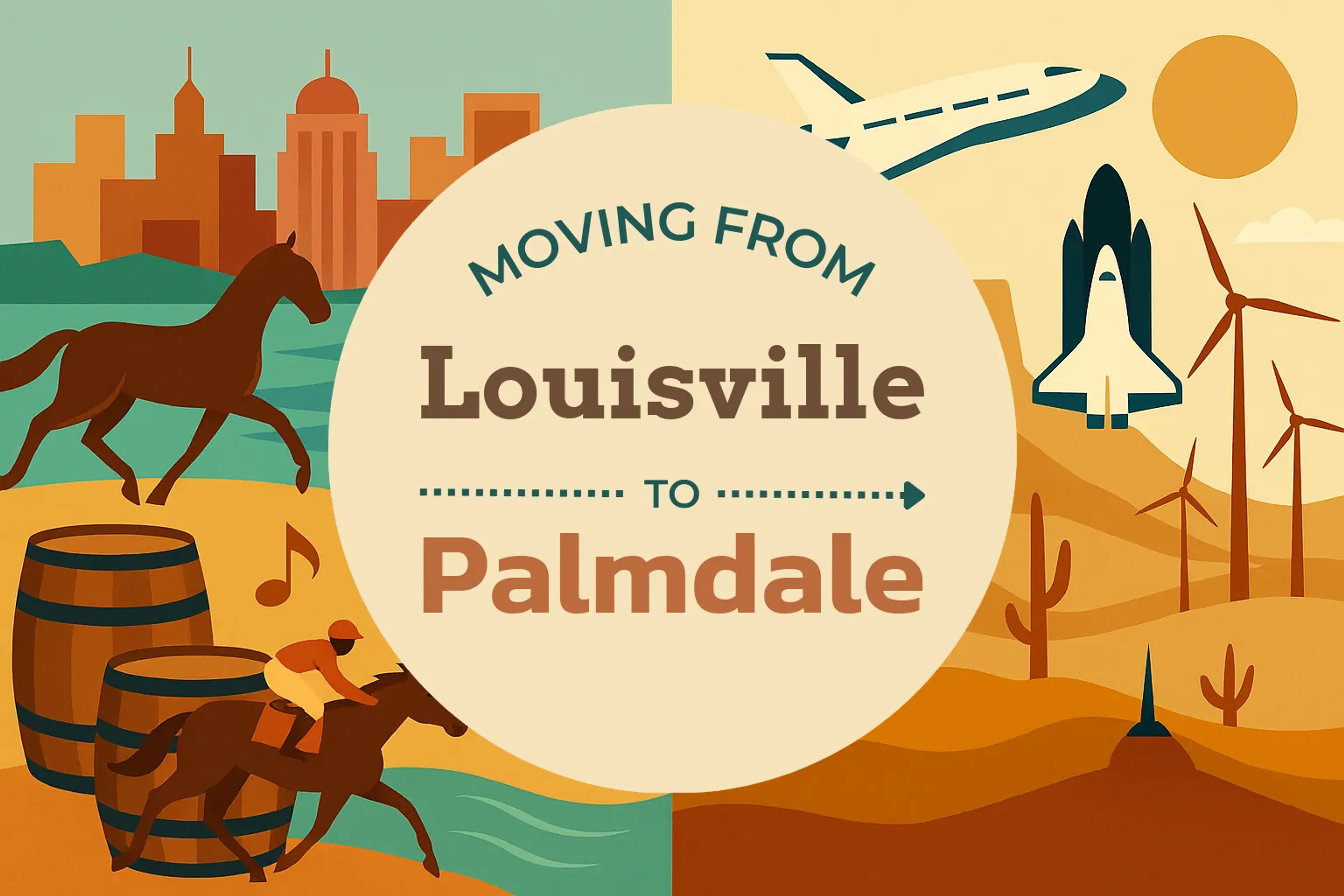 Side-by-side comparison of Louisville to Palmdale moving companies