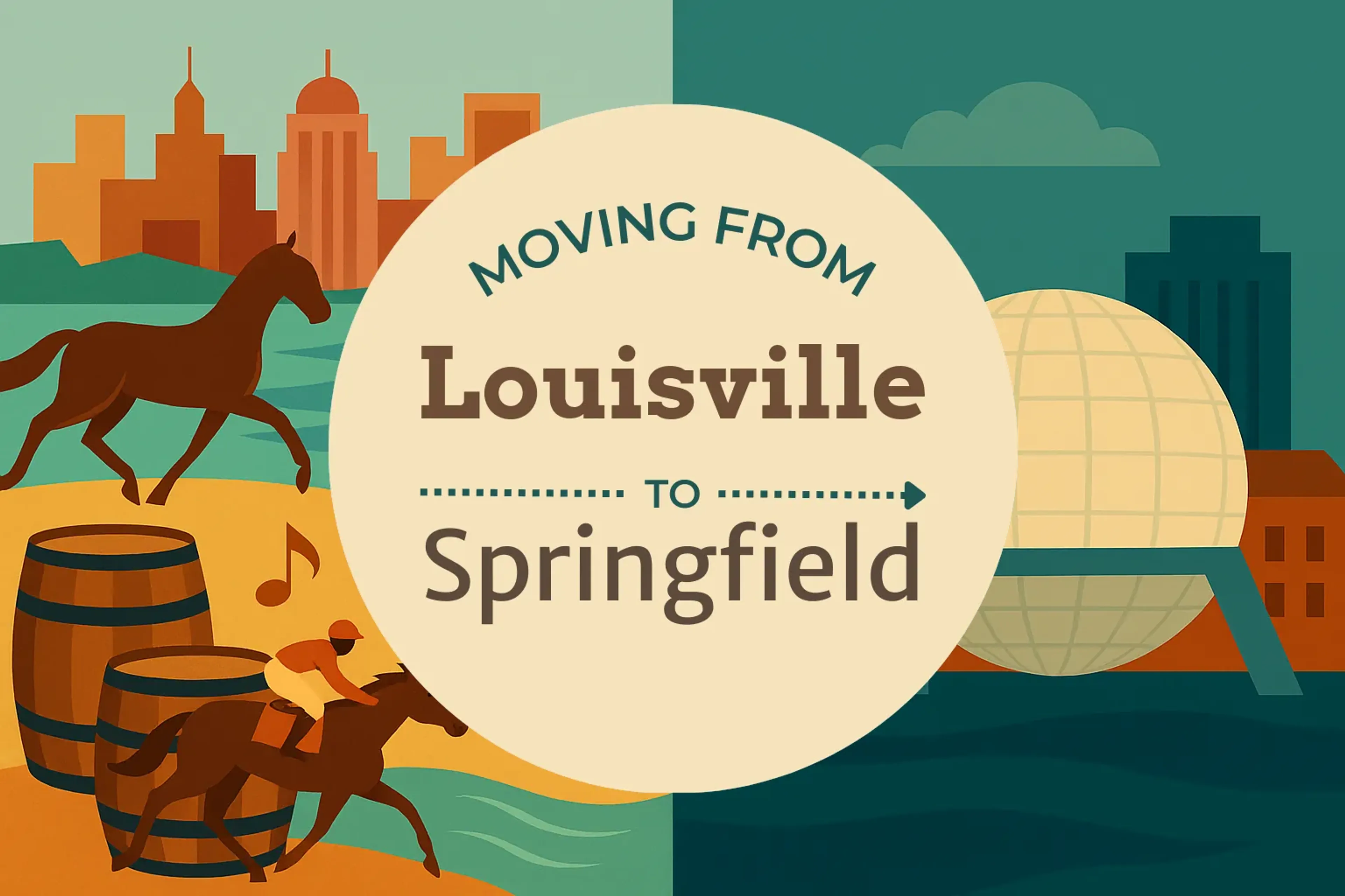 Side-by-side comparison of Louisville to Springfield moving companies