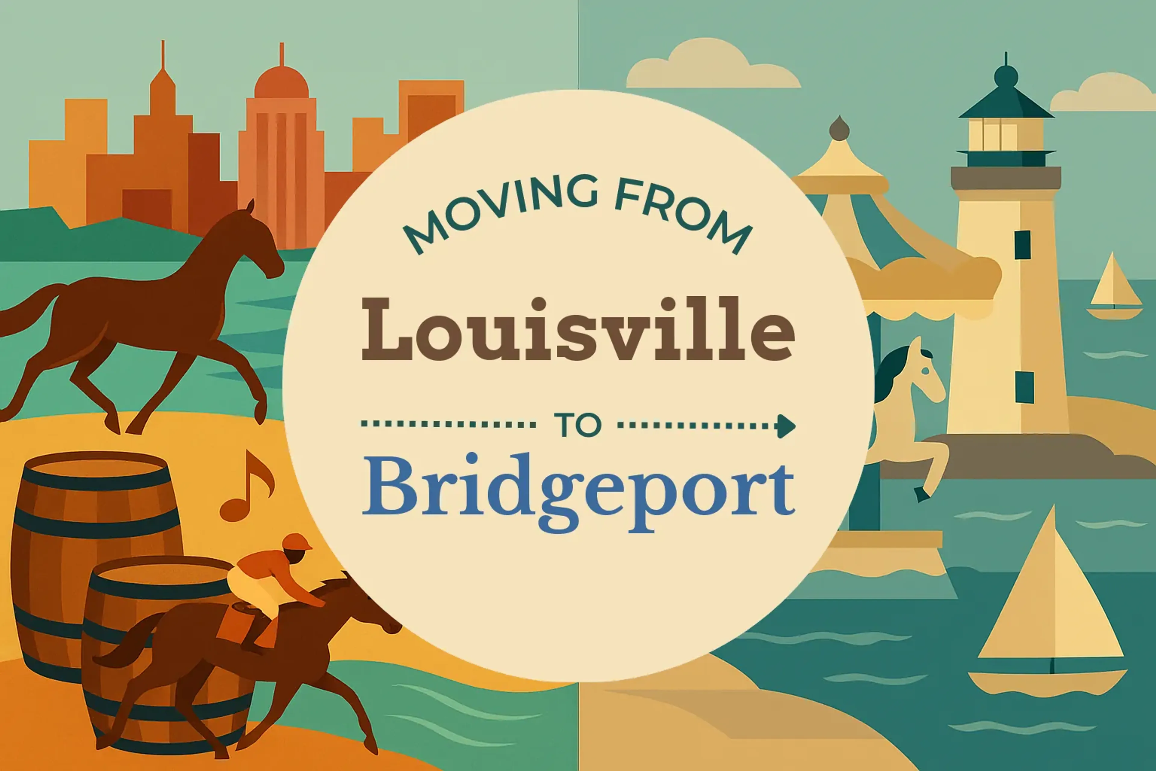 Side-by-side comparison of Louisville to Bridgeport moving companies