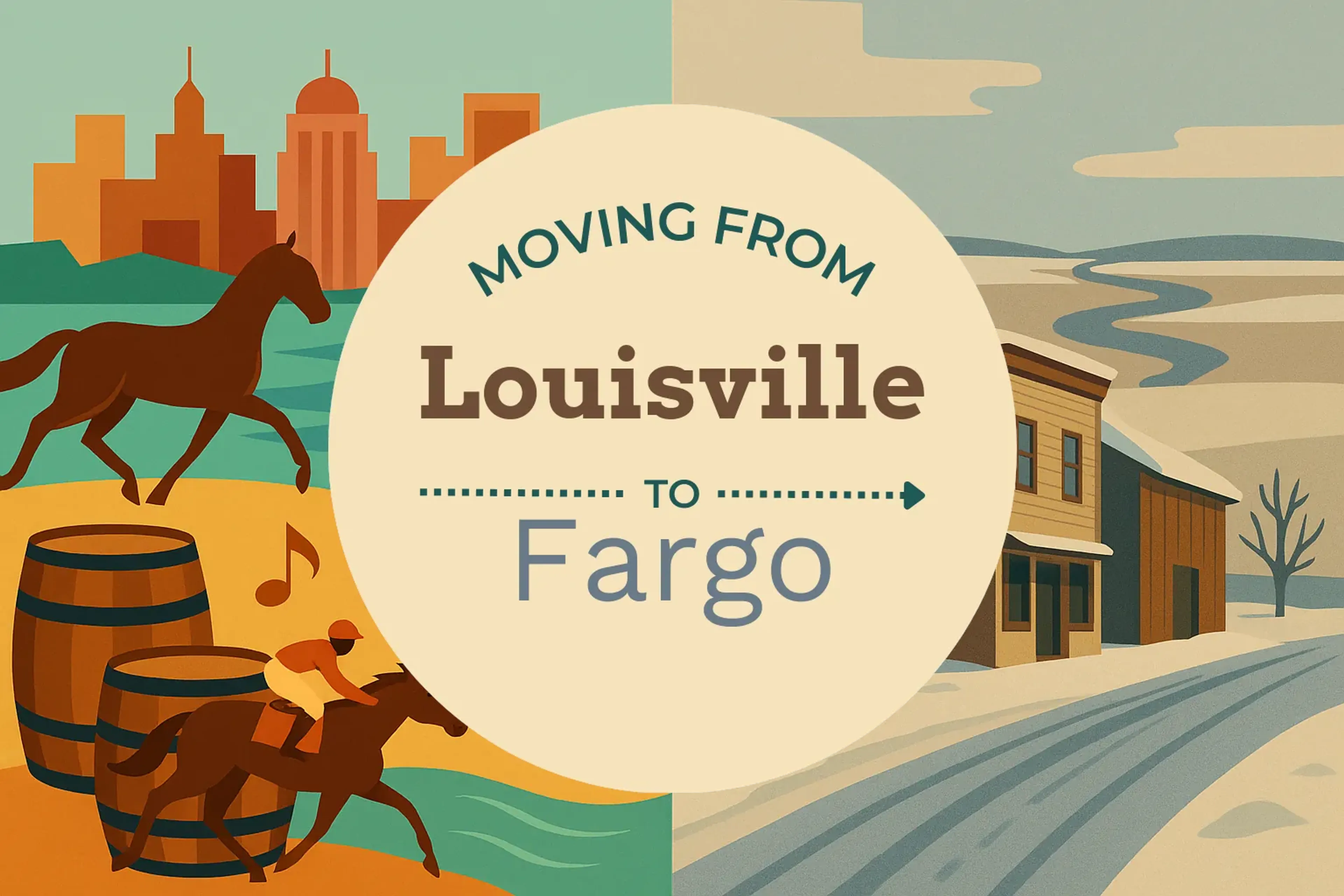 Side-by-side comparison of Louisville to Fargo moving companies