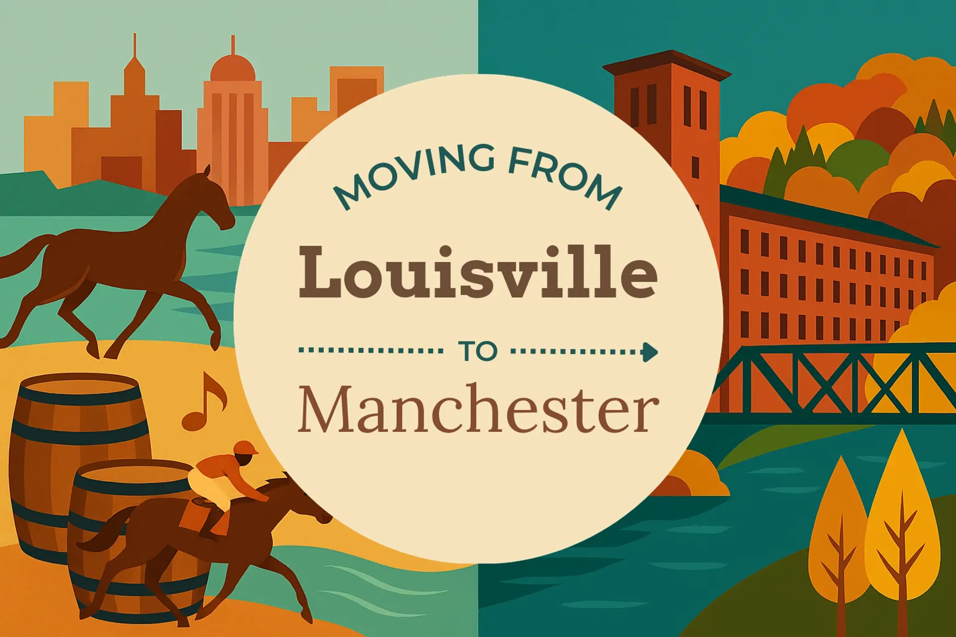 Side-by-side comparison of Louisville to Manchester moving companies