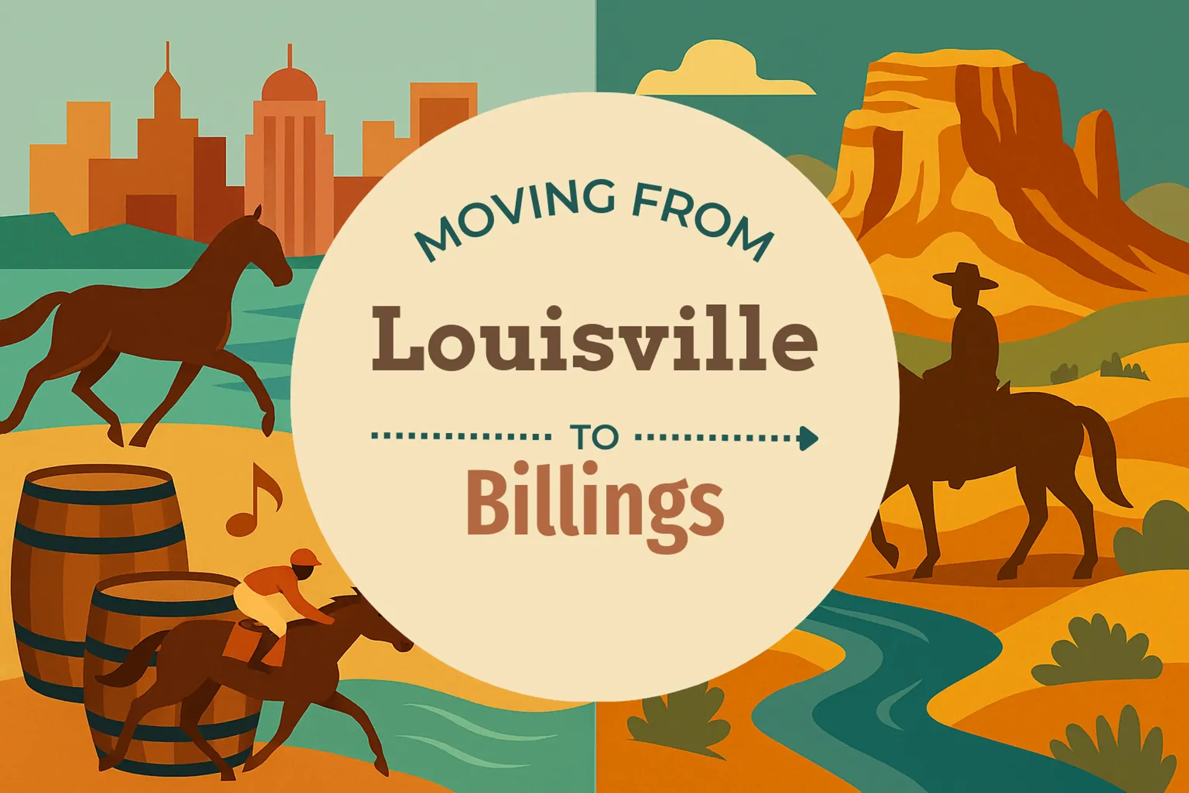 Side-by-side comparison of Louisville to Billings moving companies