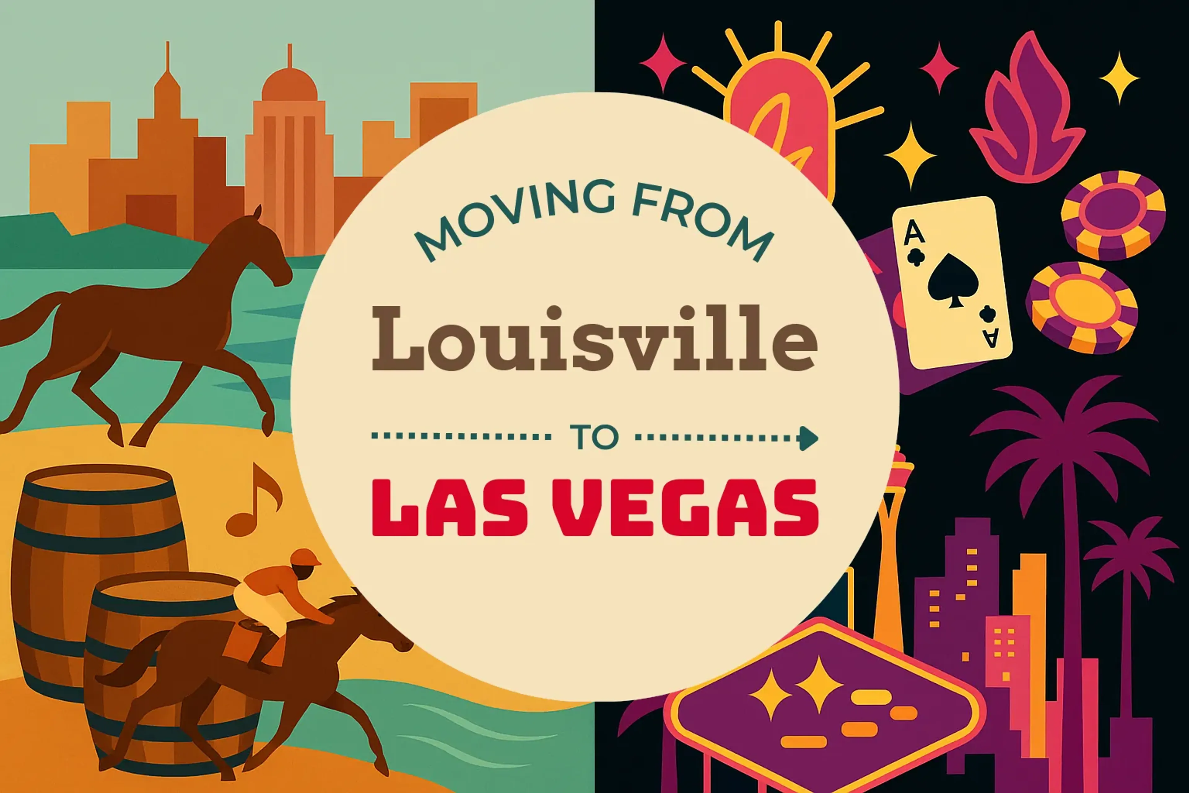Side-by-side comparison of Louisville to Las Vegas moving companies