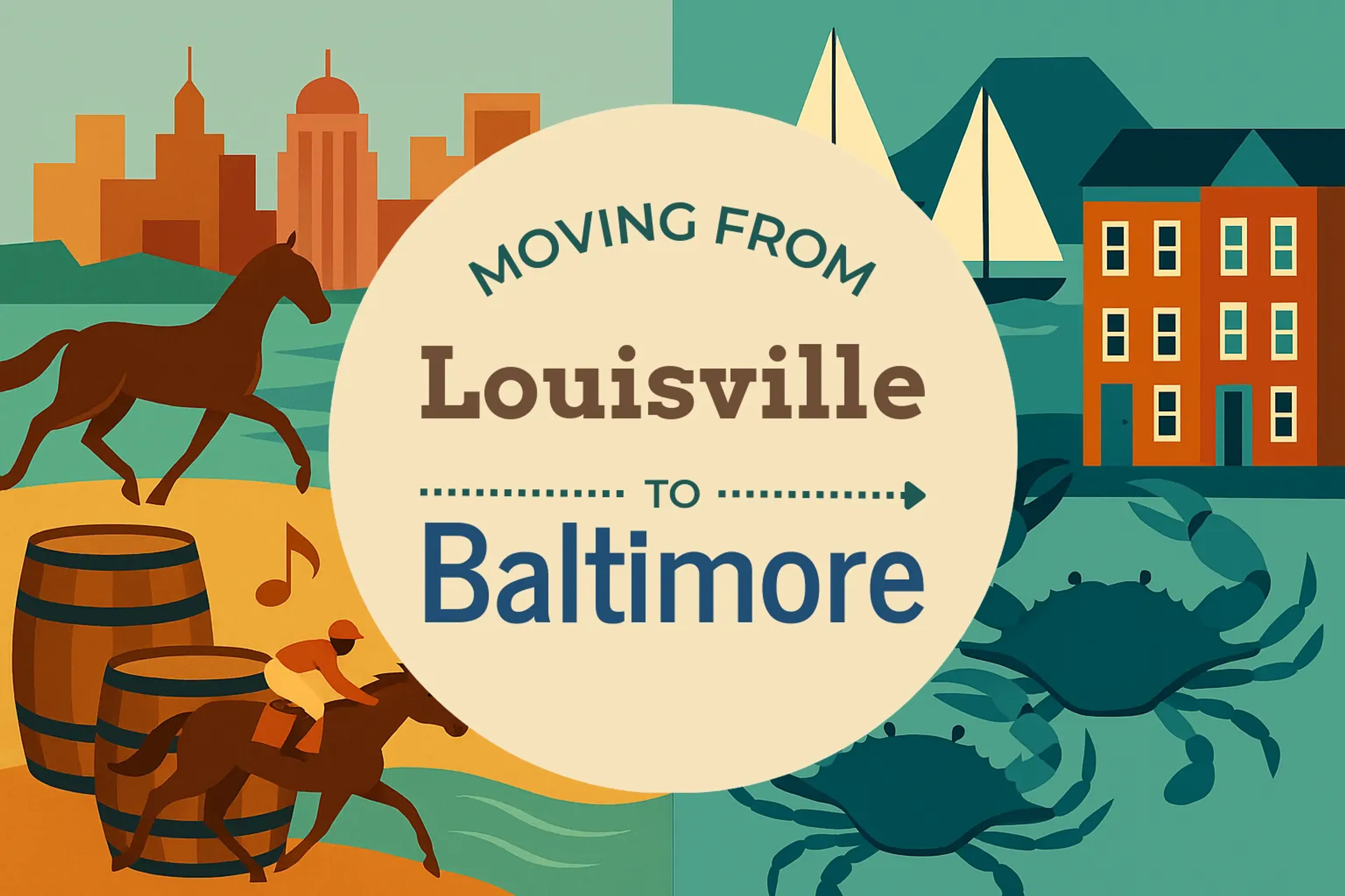 Side-by-side comparison of Louisville to Baltimore moving companies