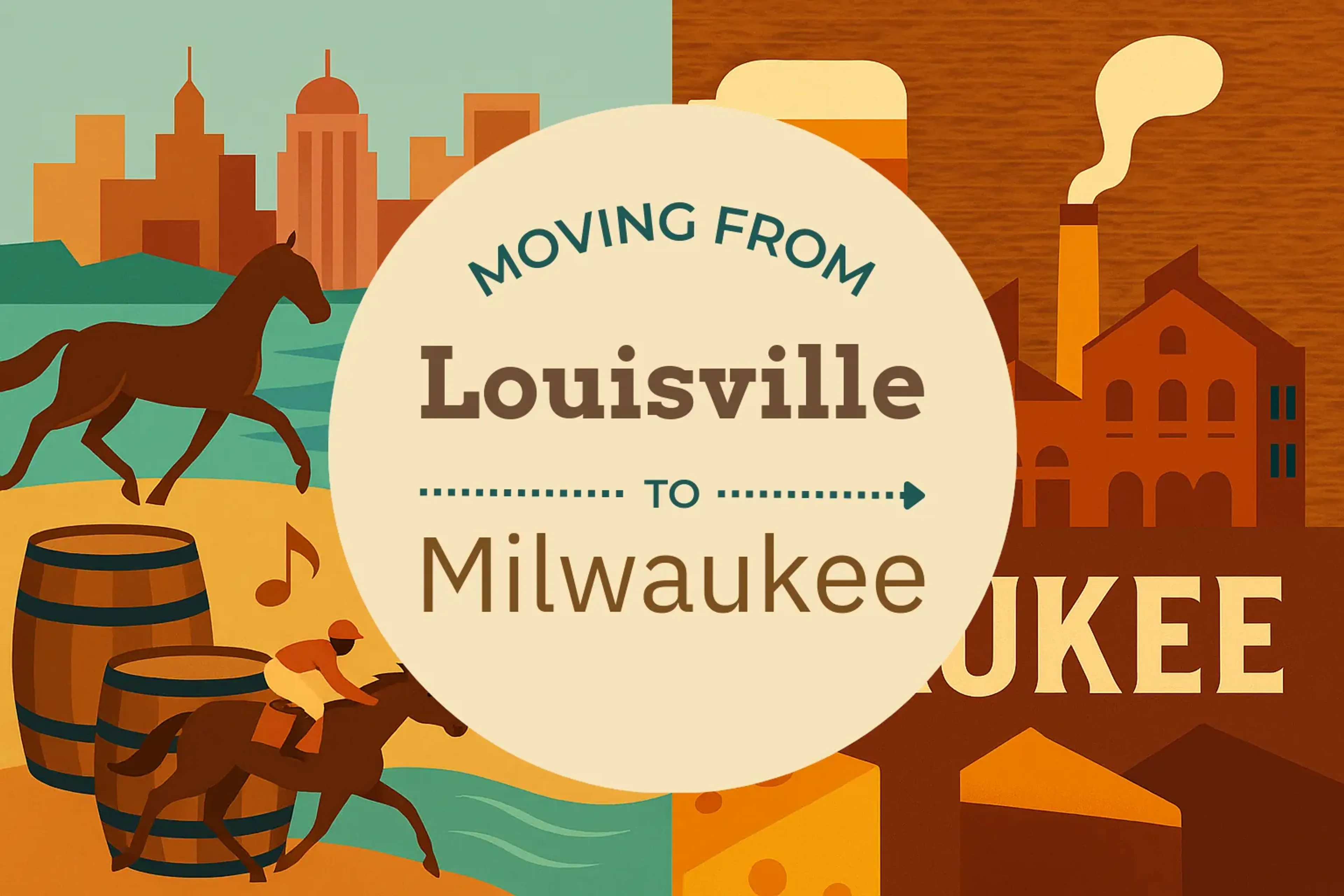 Side-by-side comparison of Louisville to Milwaukee moving companies
