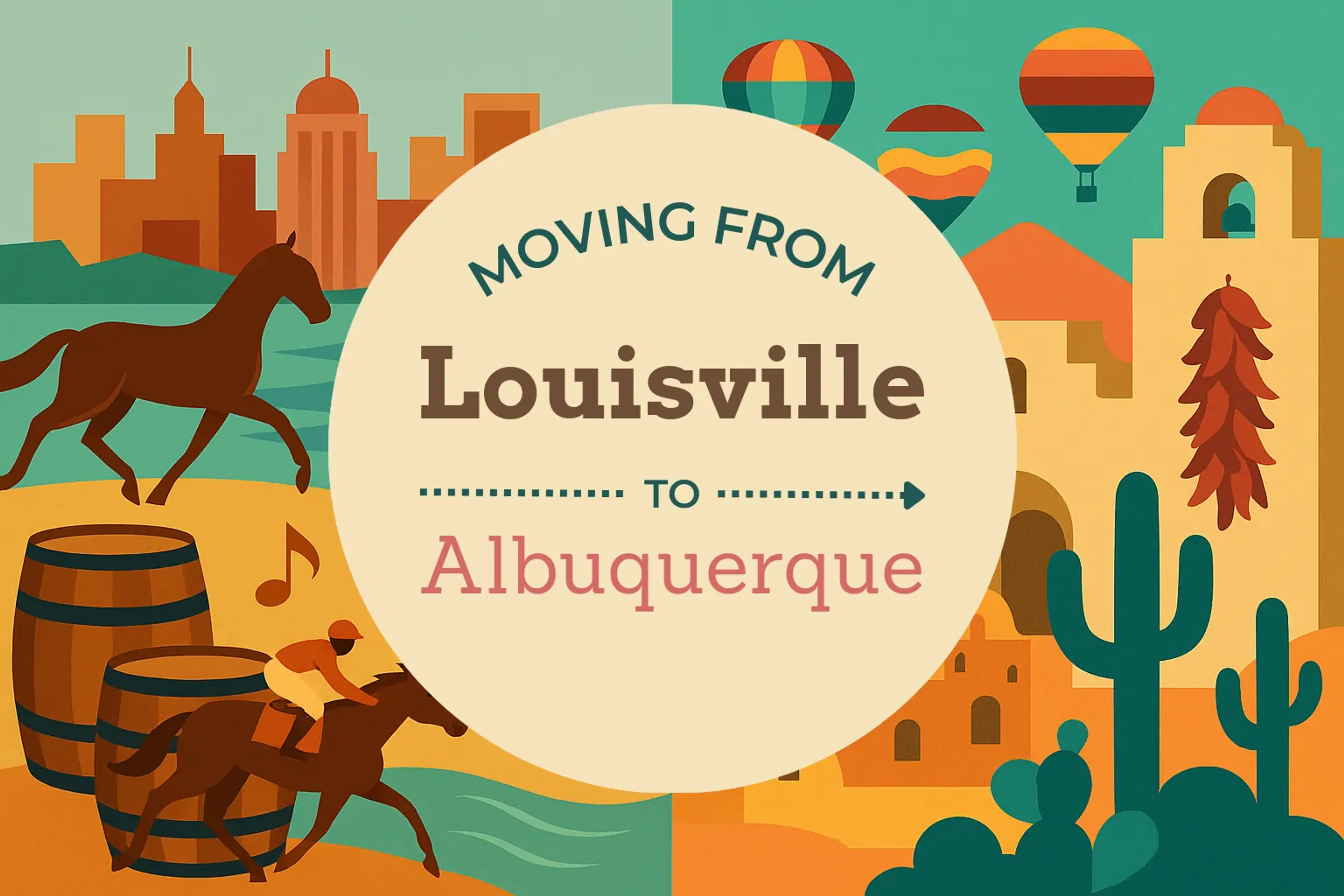 Side-by-side comparison of Louisville to Albuquerque moving companies