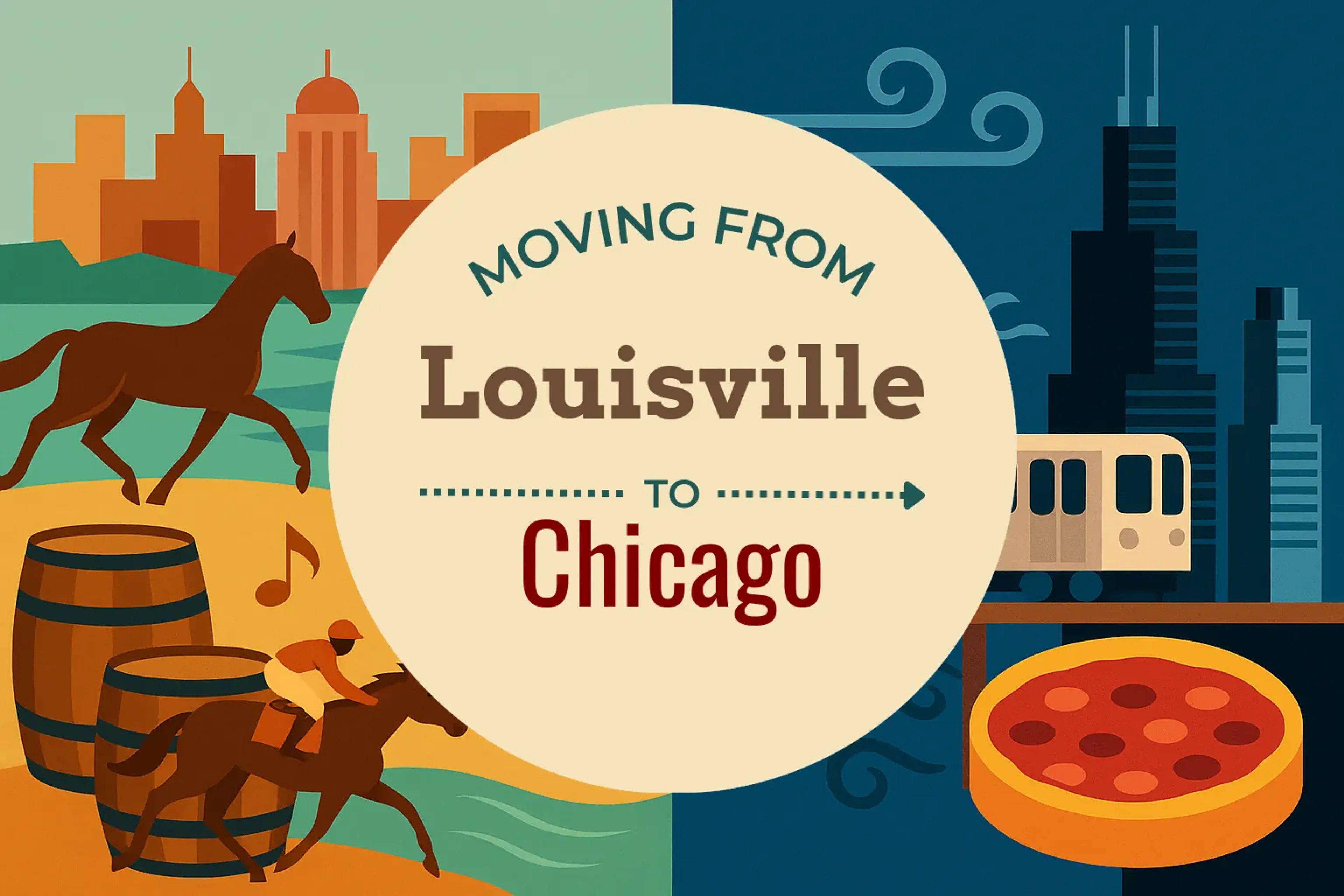 Side-by-side comparison of Louisville to Chicago moving companies