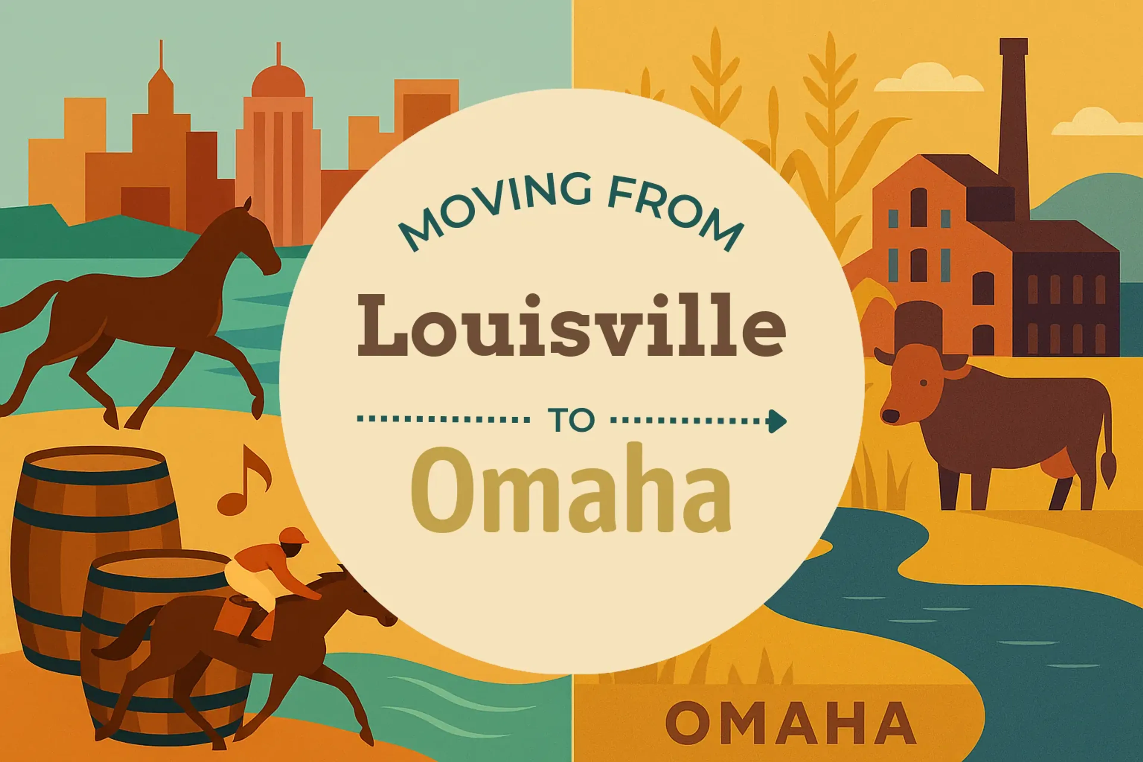 Side-by-side comparison of Louisville to Omaha moving companies