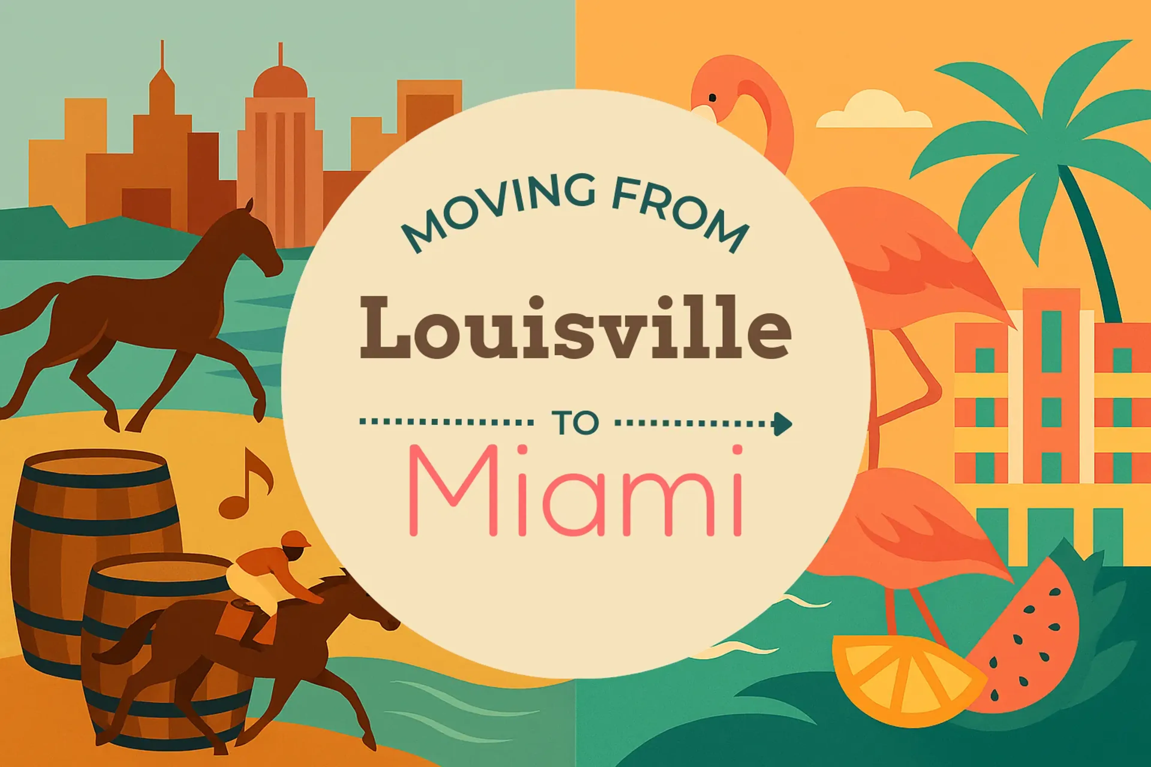 Side-by-side comparison of Louisville to Miami moving companies
