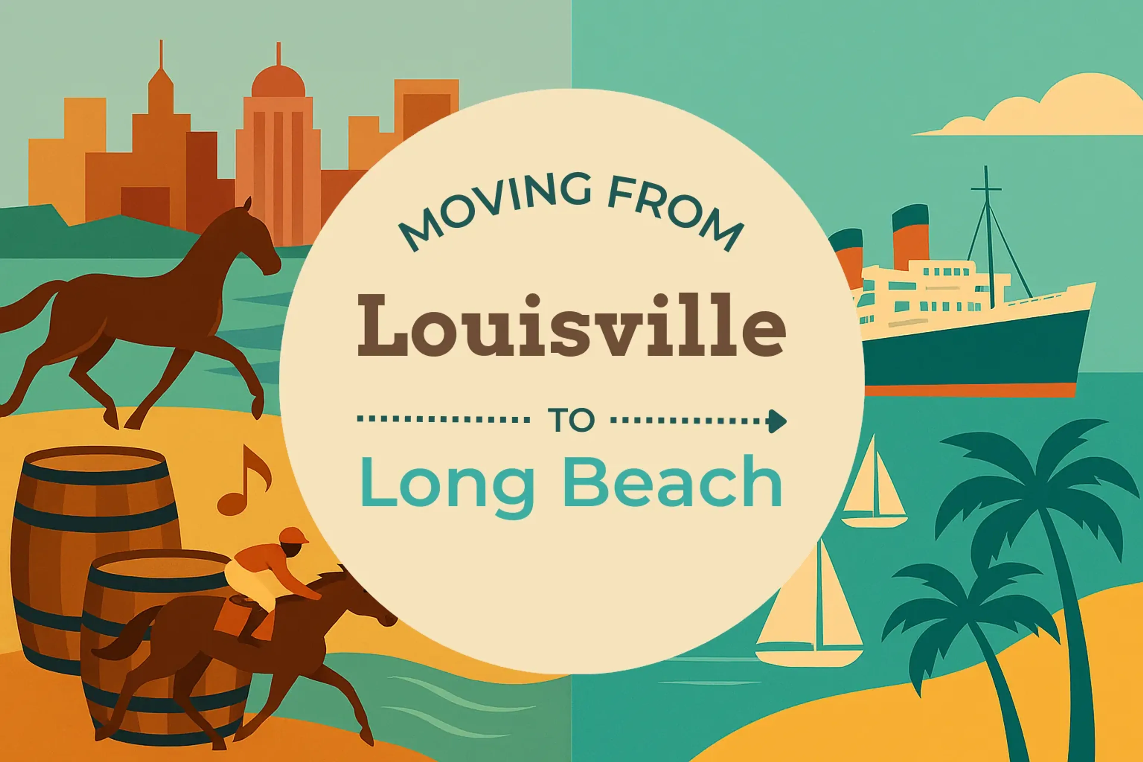 Side-by-side comparison of Louisville to Long Beach moving companies