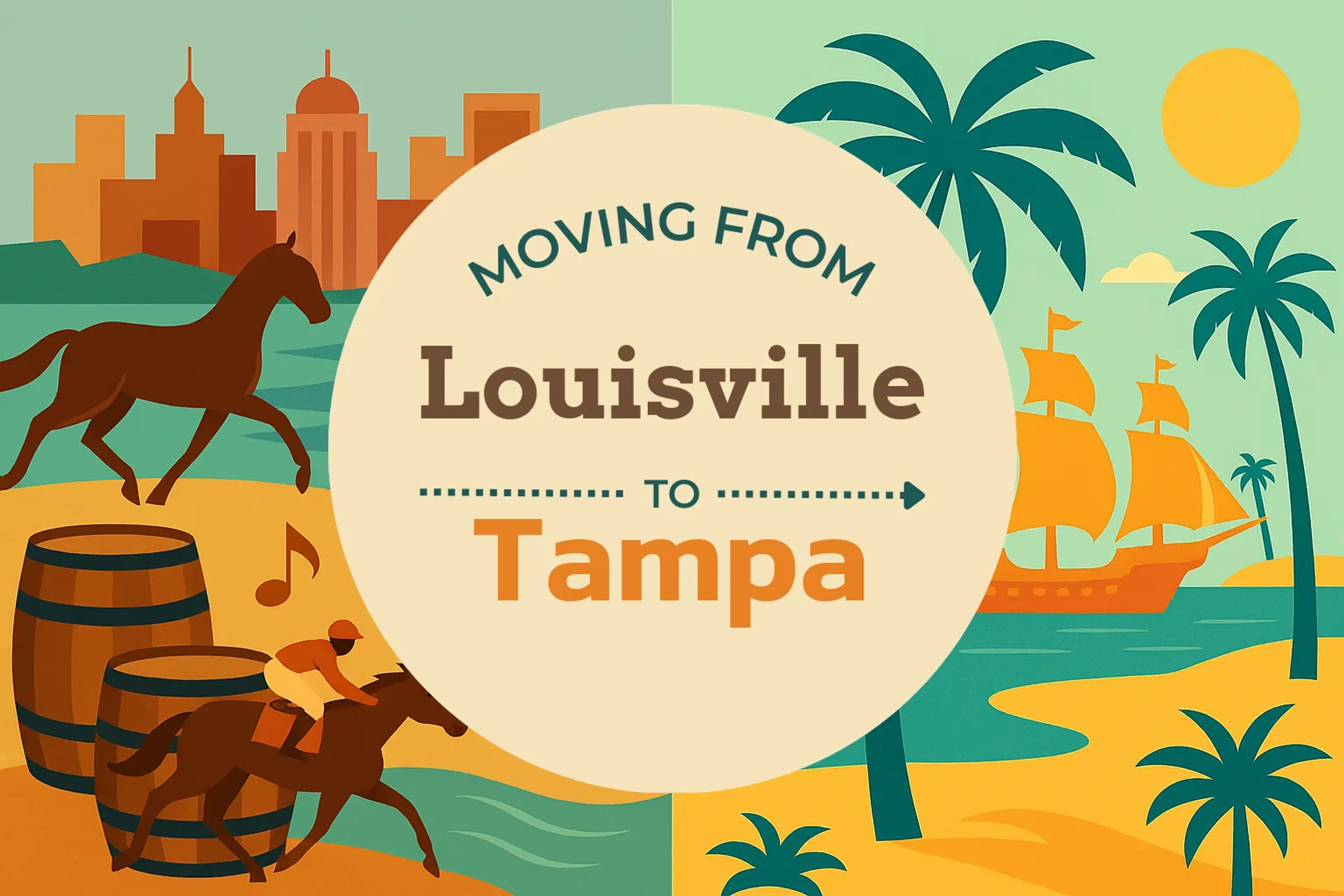 Side-by-side comparison of Louisville to Tampa moving companies