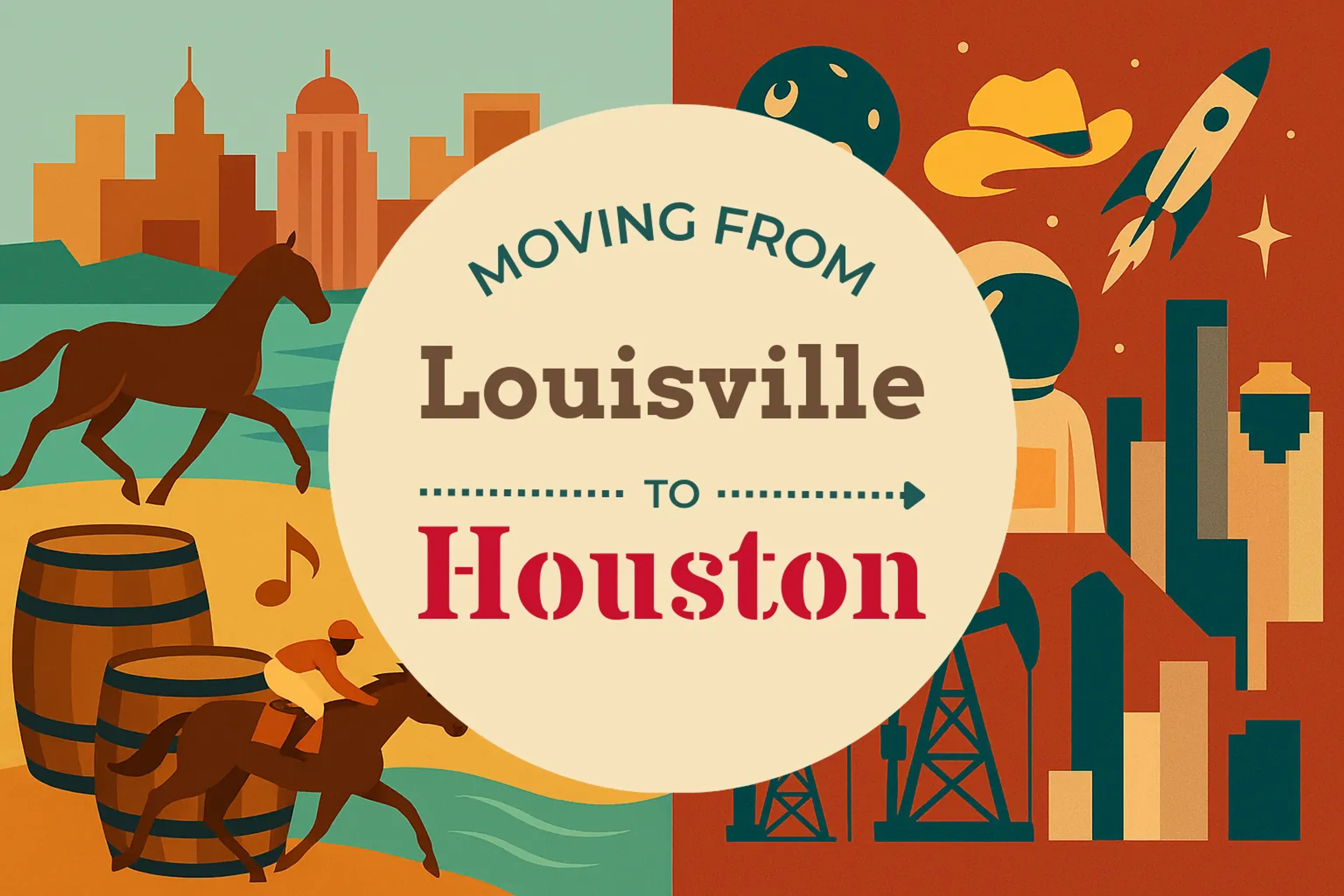 Side-by-side comparison of Louisville to Houston moving companies