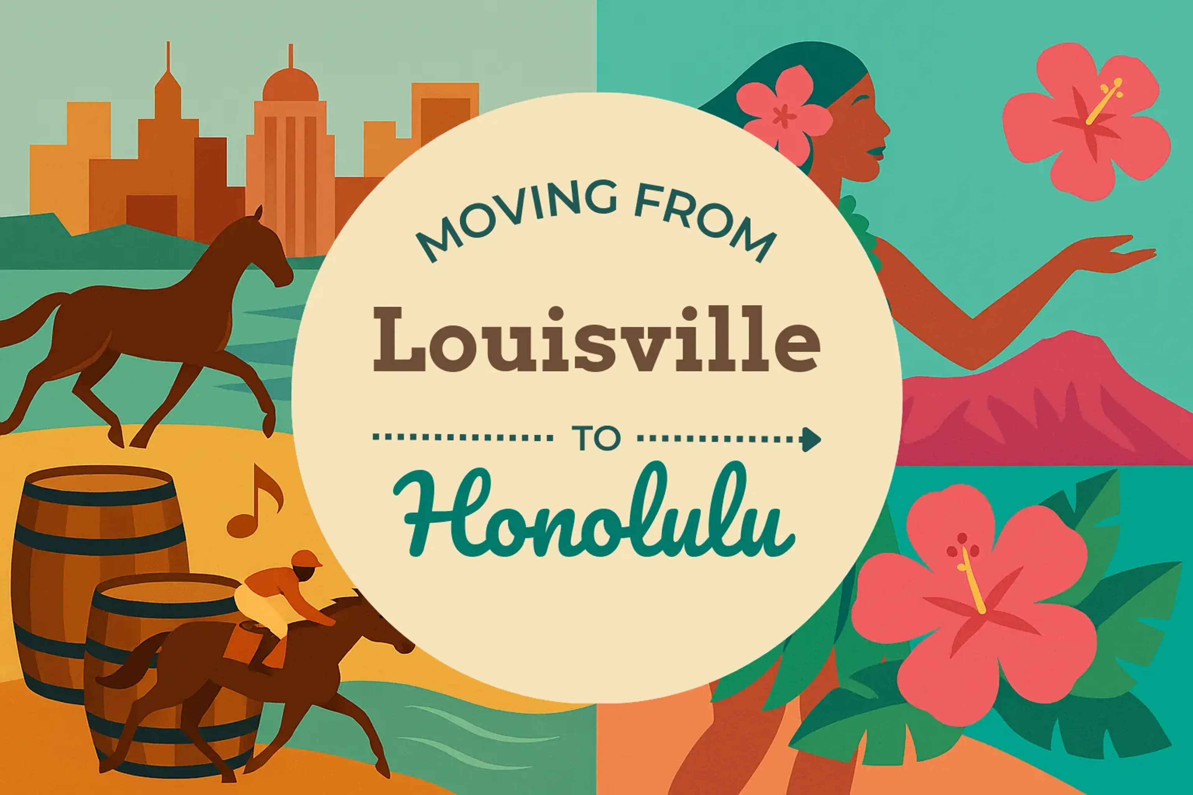 Side-by-side comparison of Louisville to Honolulu moving companies
