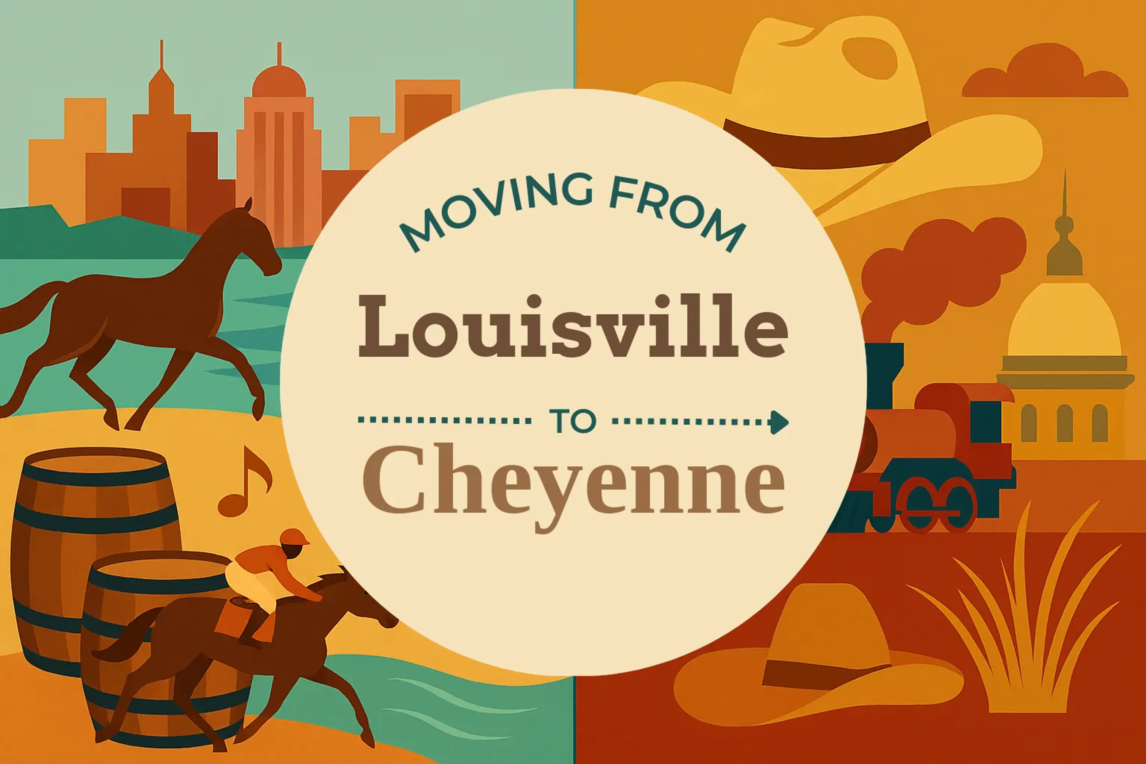 Side-by-side comparison of Louisville to Cheyenne moving companies
