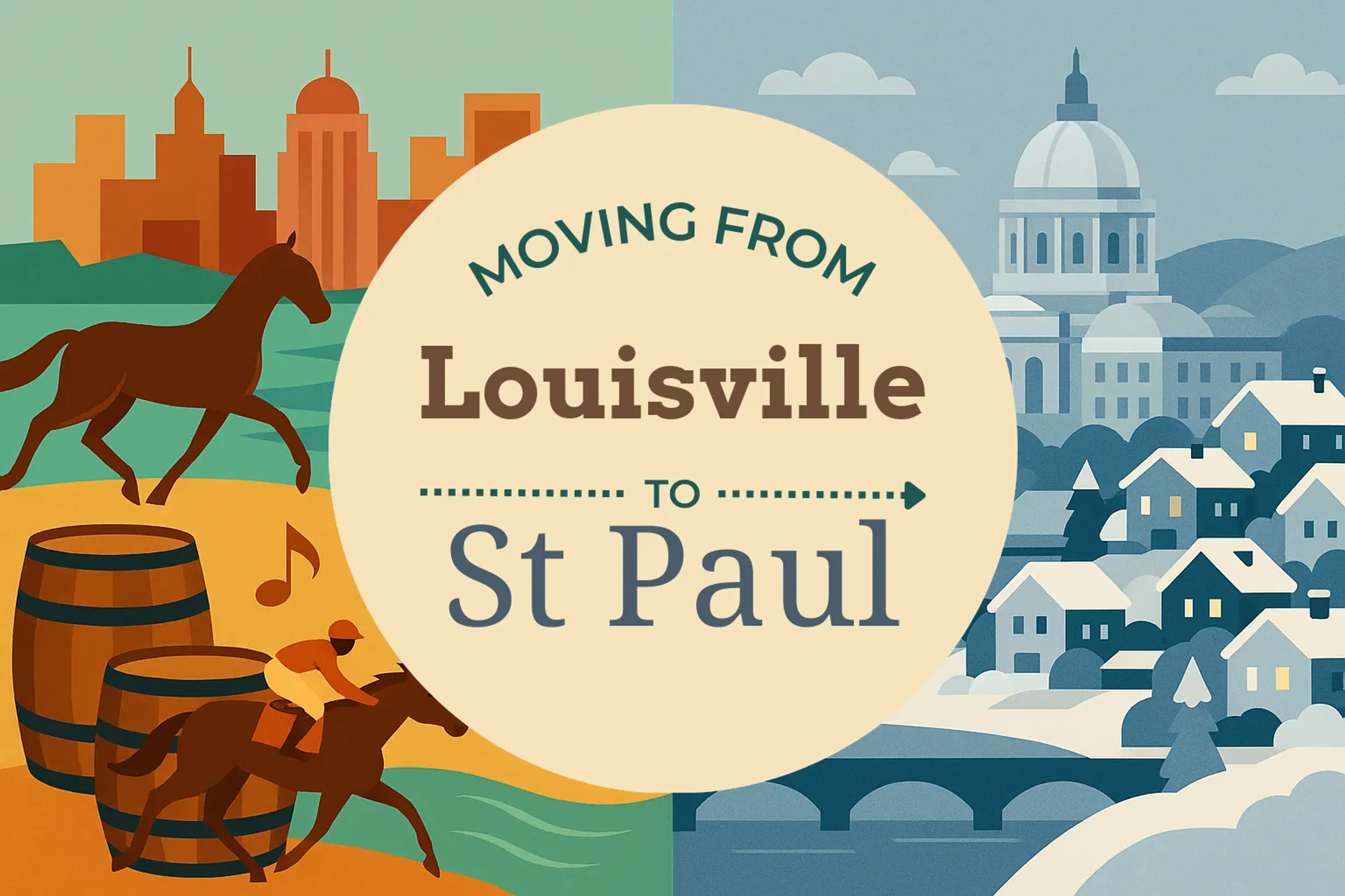 Side-by-side comparison of Louisville to St. Paul moving companies