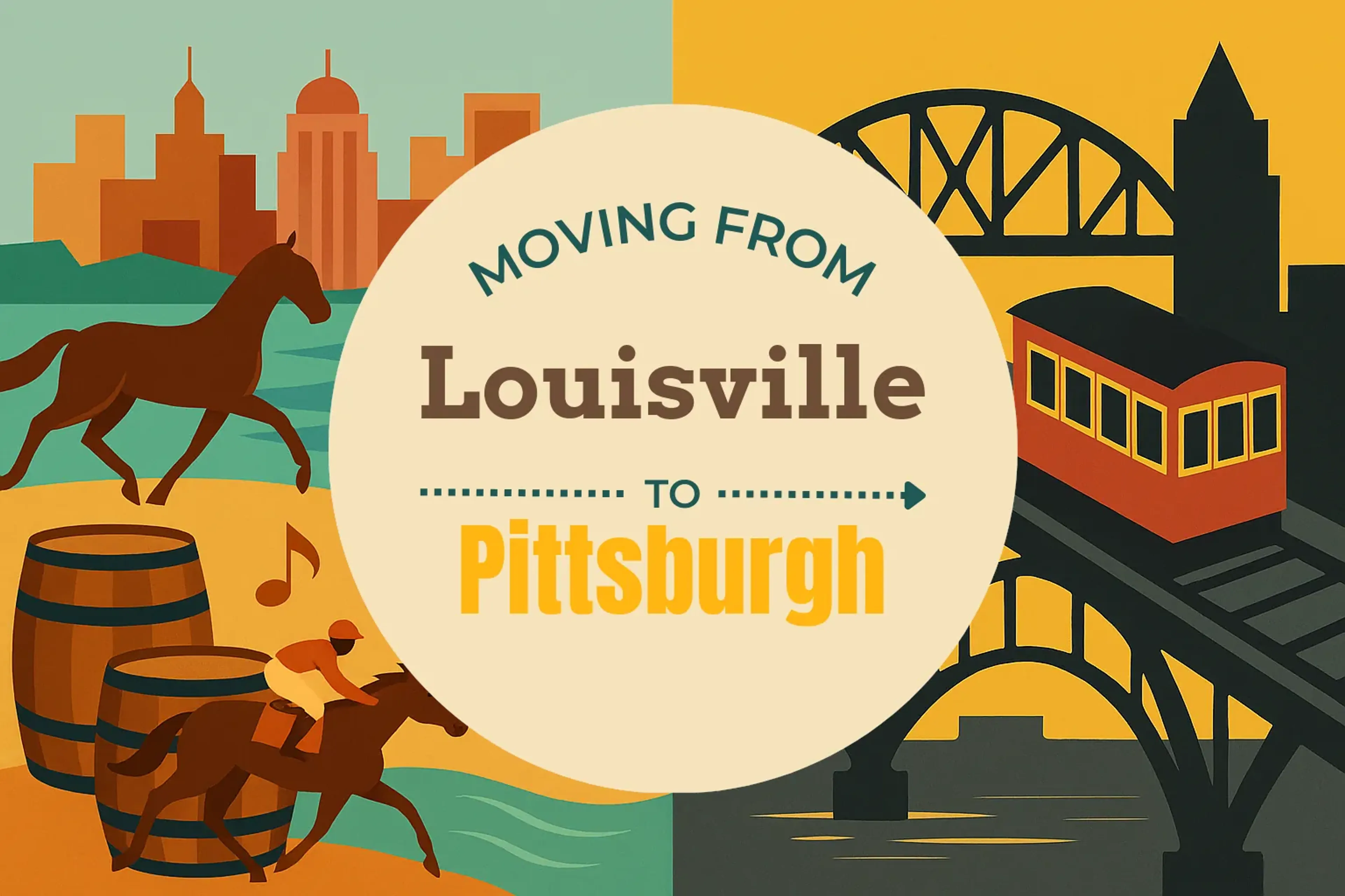 Side-by-side comparison of Louisville to Pittsburgh moving companies