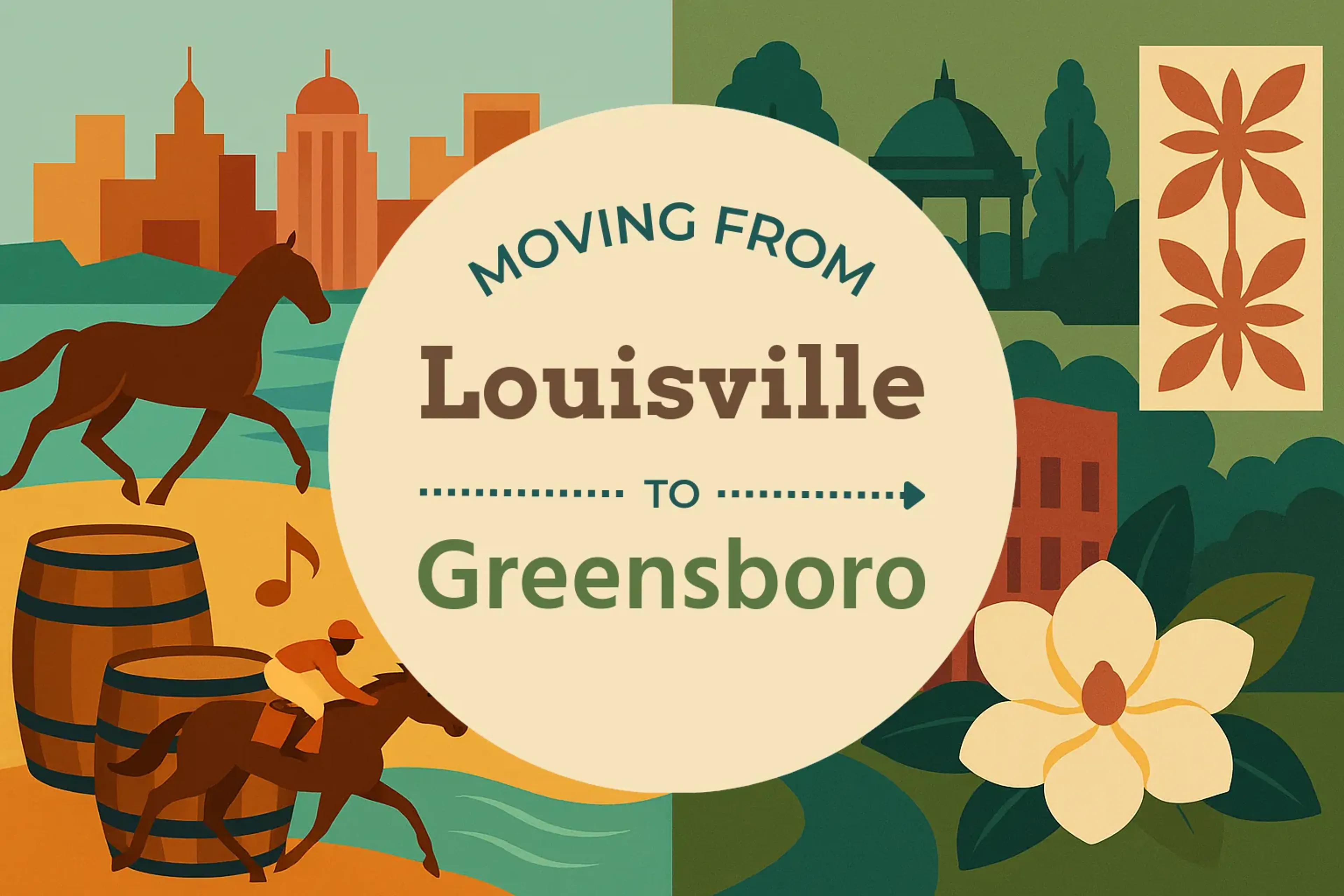 Side-by-side comparison of Louisville to Greensboro moving companies