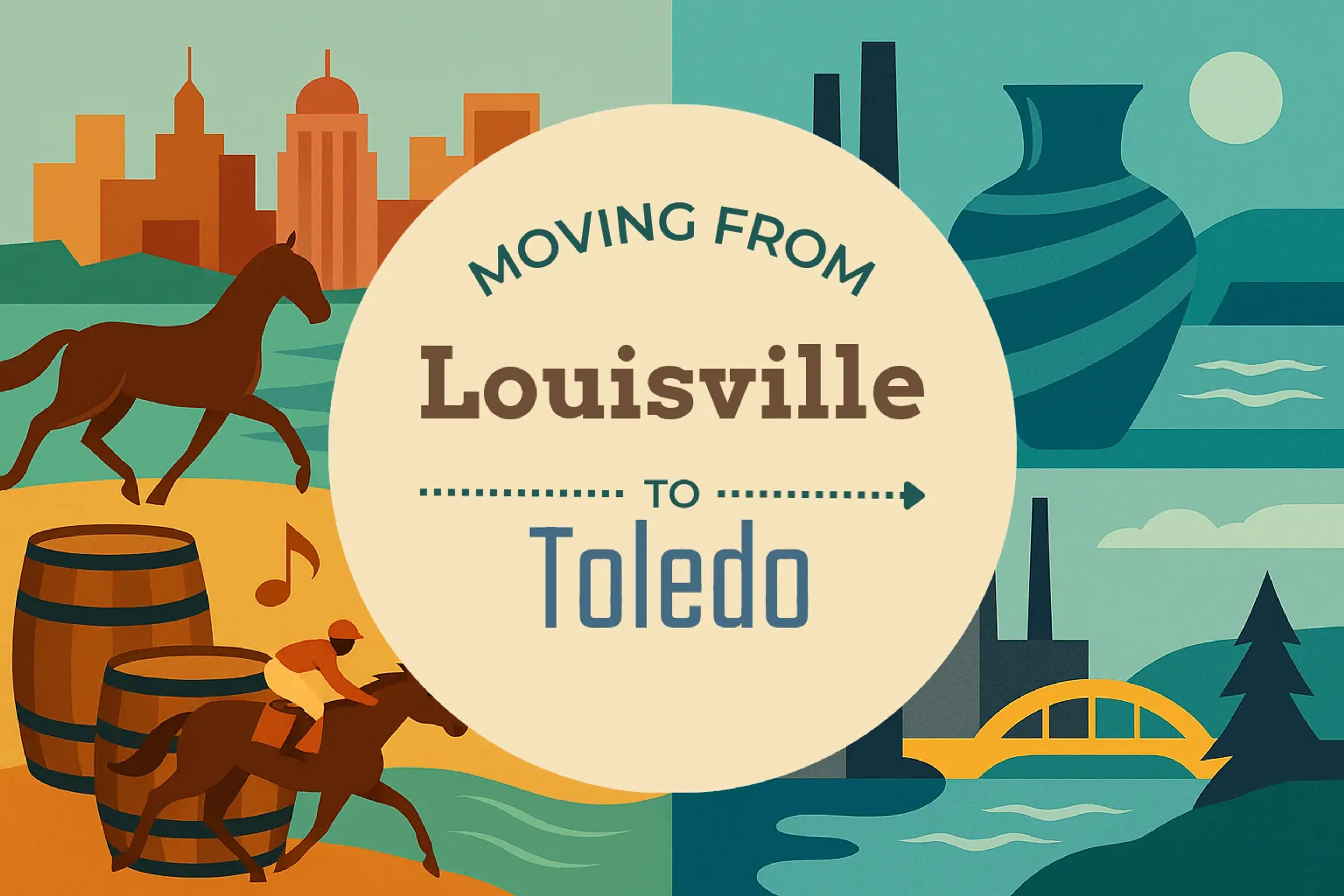Side-by-side comparison of Louisville to Toledo moving companies