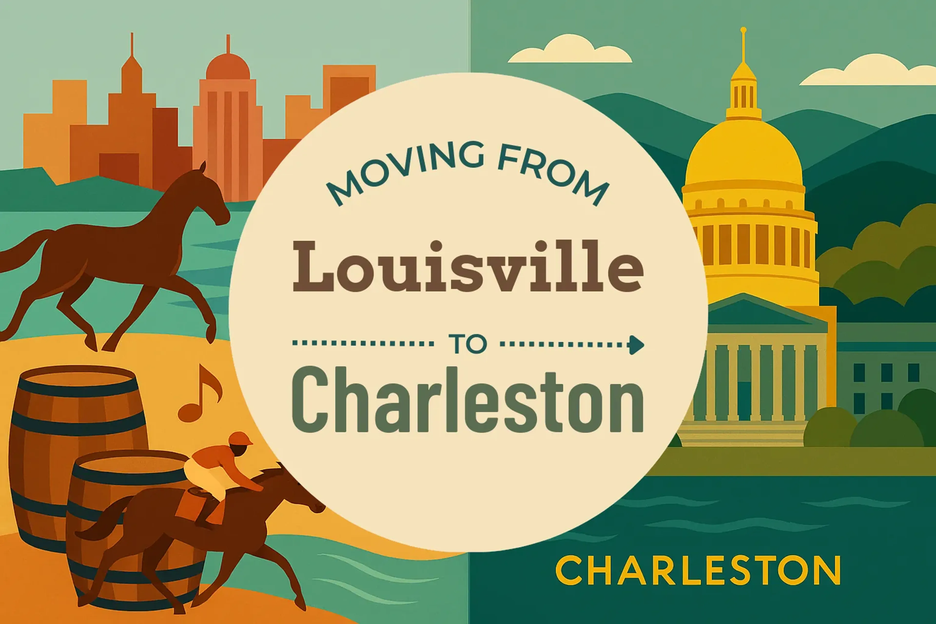 Side-by-side comparison of Louisville to Charleston moving companies